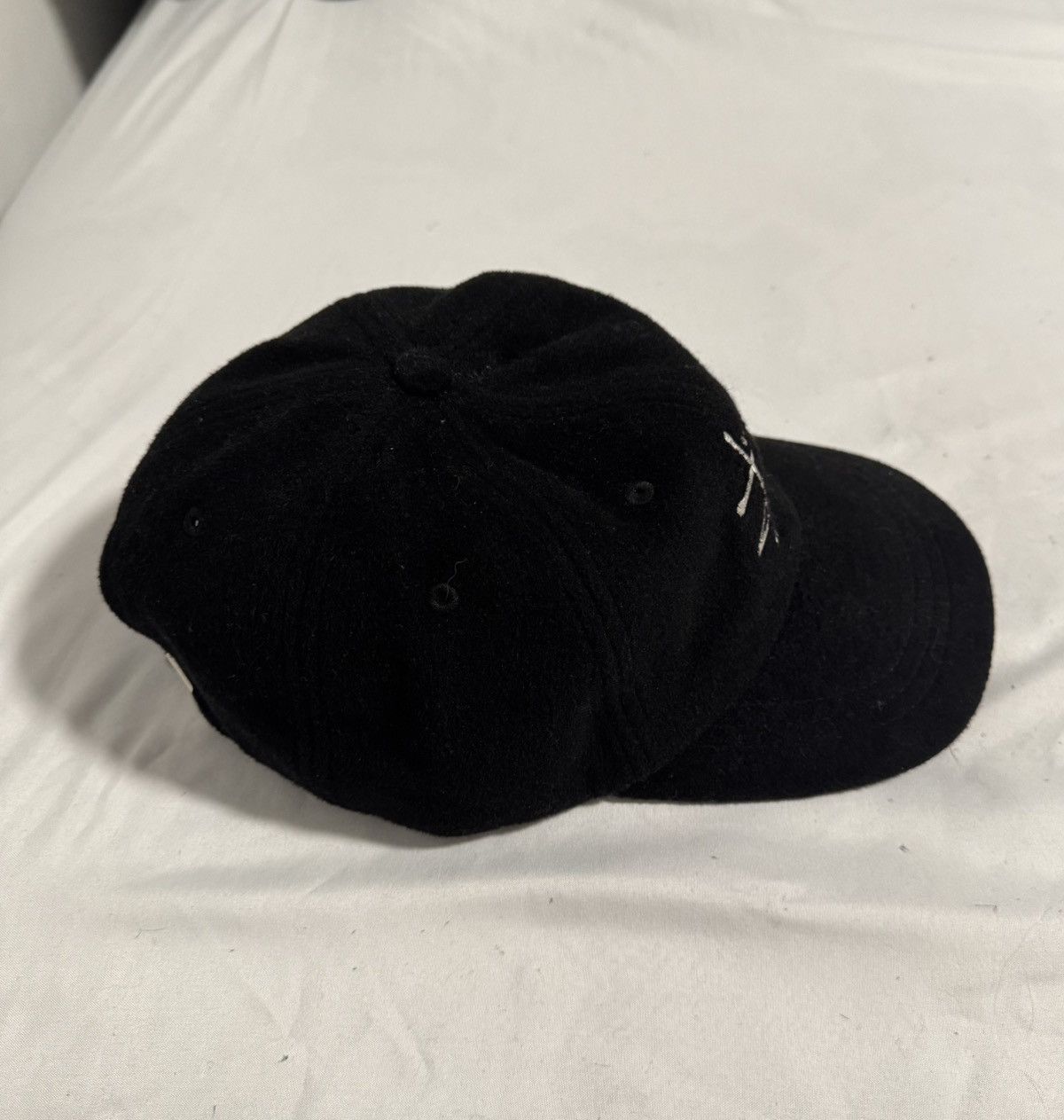 Stussy Stussy Black Wool Logo Cap Size ONE SIZE - 2 Thumbnail