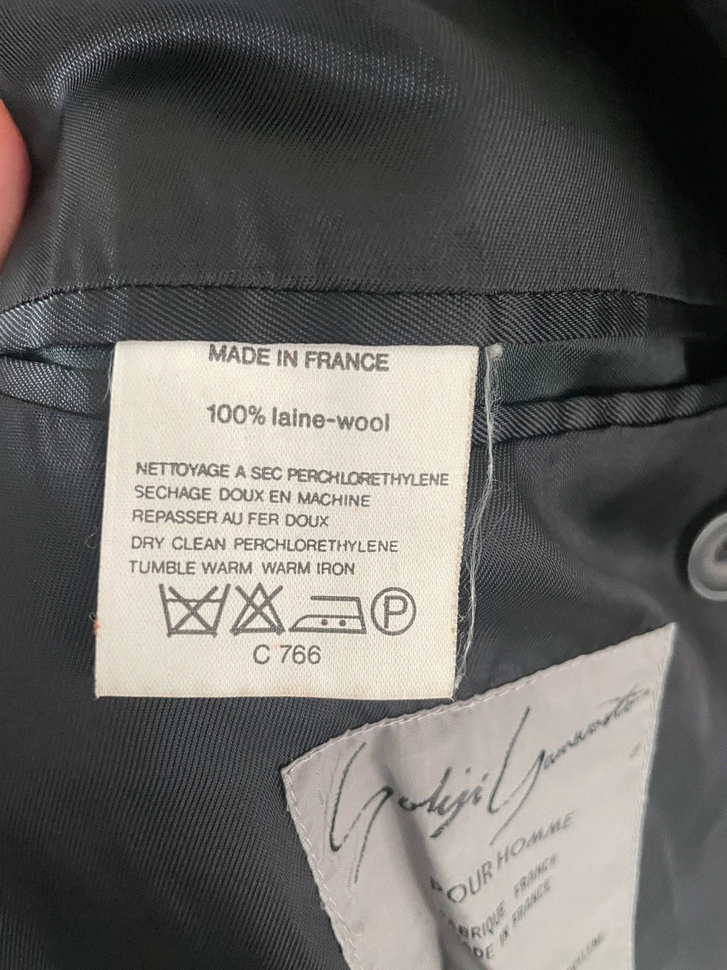 Yohji Yamamoto Yohji Yamamoto 80s Paris Double-Breasted Wool Jacket M Size US M / EU 48-50 / 2 - 5 Thumbnail