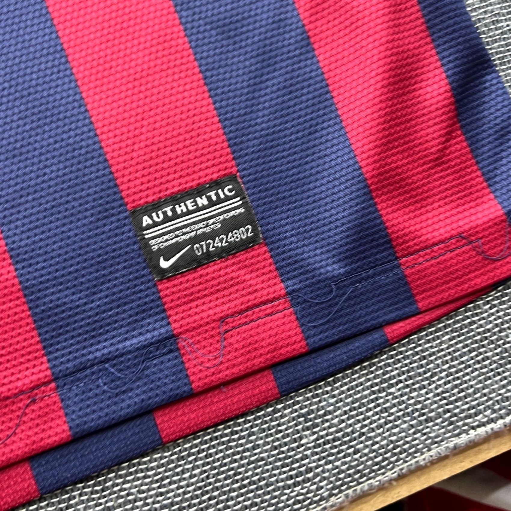 Nike Nike Barcelona 2013 2014 Home Dani Alves #2 Mens XS Shirt Football Jersey Nike Size US XS / EU 42 / 0 - 7 Thumbnail