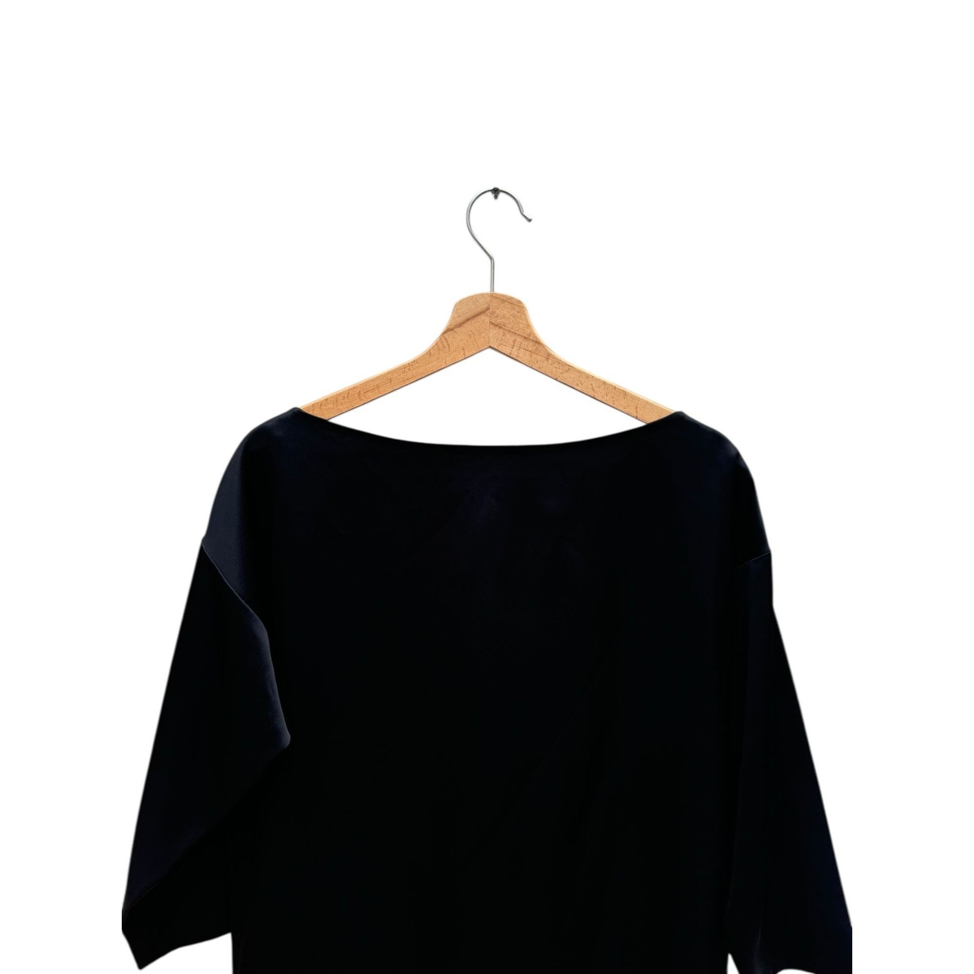 Celine Phoebe Philo Black Viscose Dress Size S / US 4 / IT 40 - 5 Thumbnail