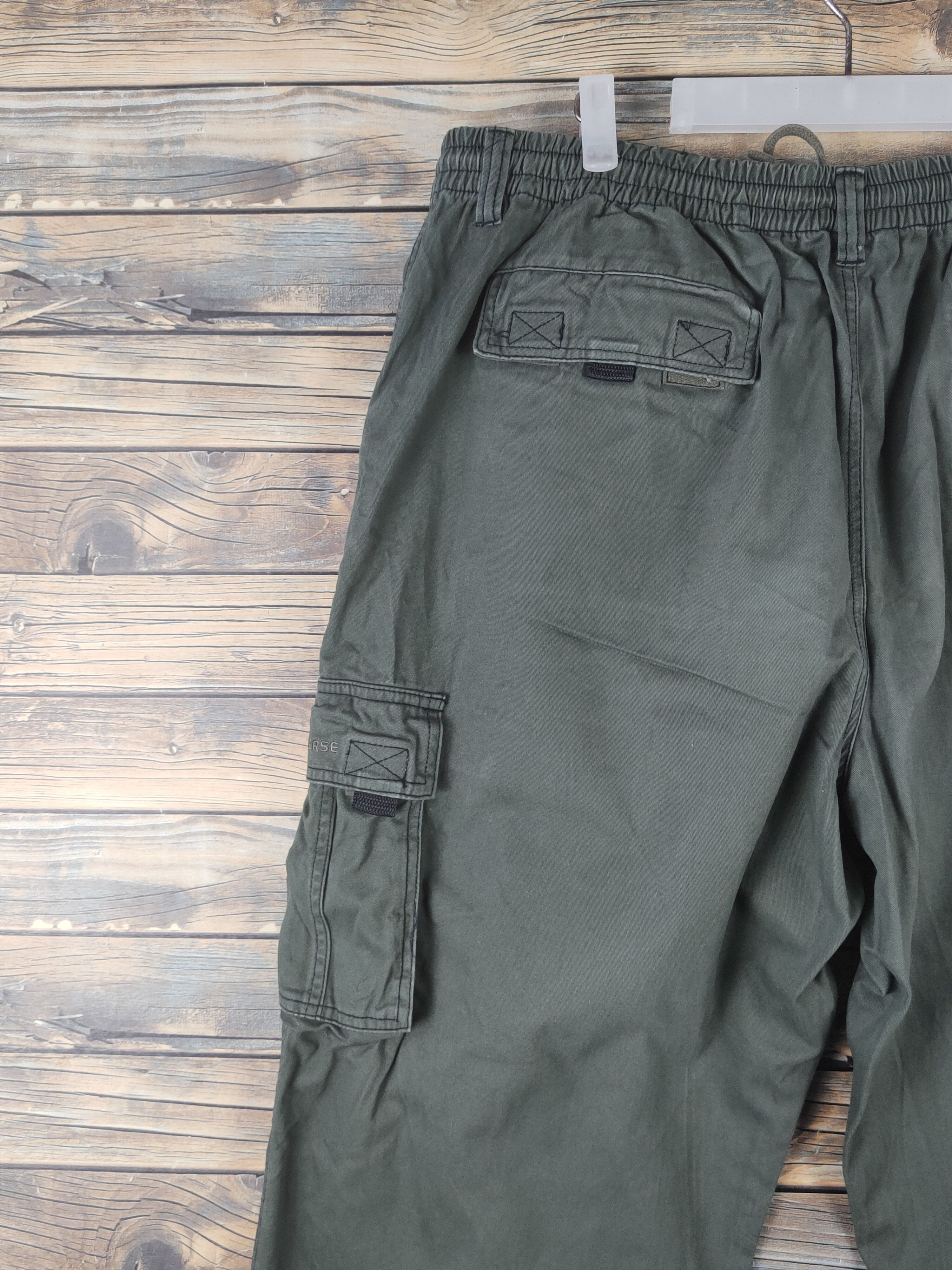 Japanese Brand DL Japanese Brand Dark Green Multipocket Cargo Pants #1653 Size US 36 / EU 52 - 8 Thumbnail