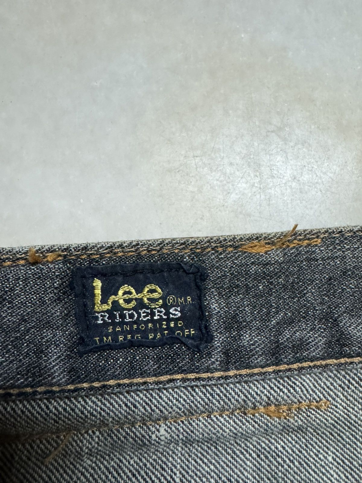 If Six Was Nine 💥Flare💥90s Lee Rider Sanforized Sand Washed Bootcut Jean Size US 34 / EU 50 - 10 Thumbnail