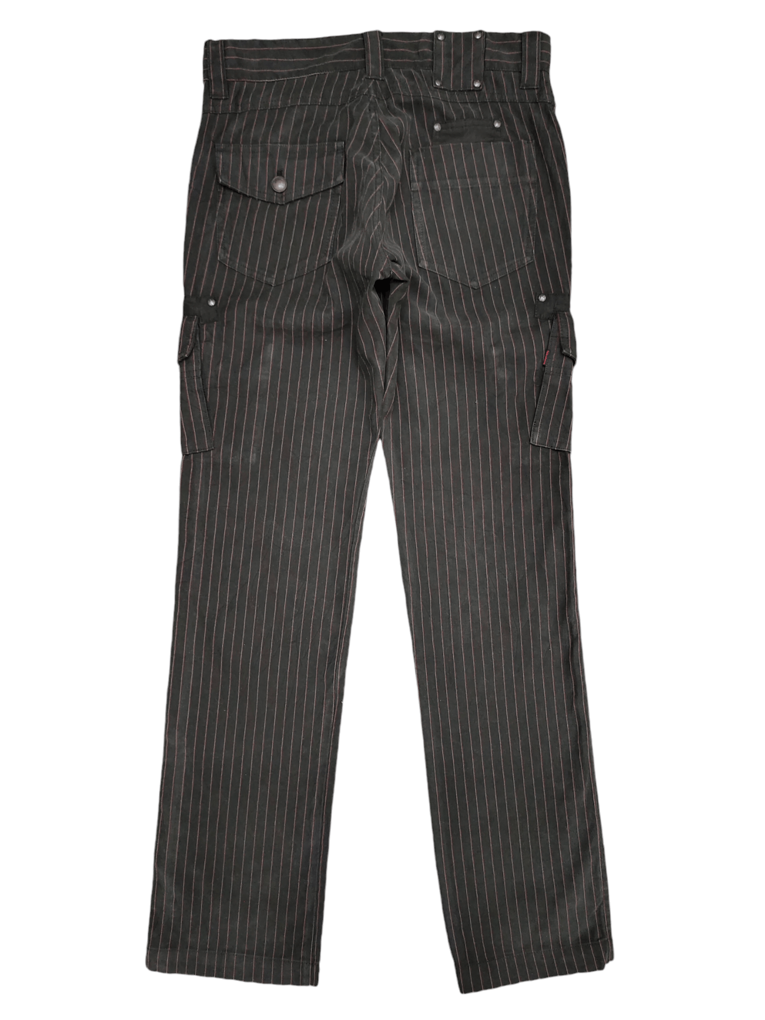 291295=Homme Vintage 291295=Homme Japan Pin Striped Cargo Pants Size US 31 - 11 Thumbnail