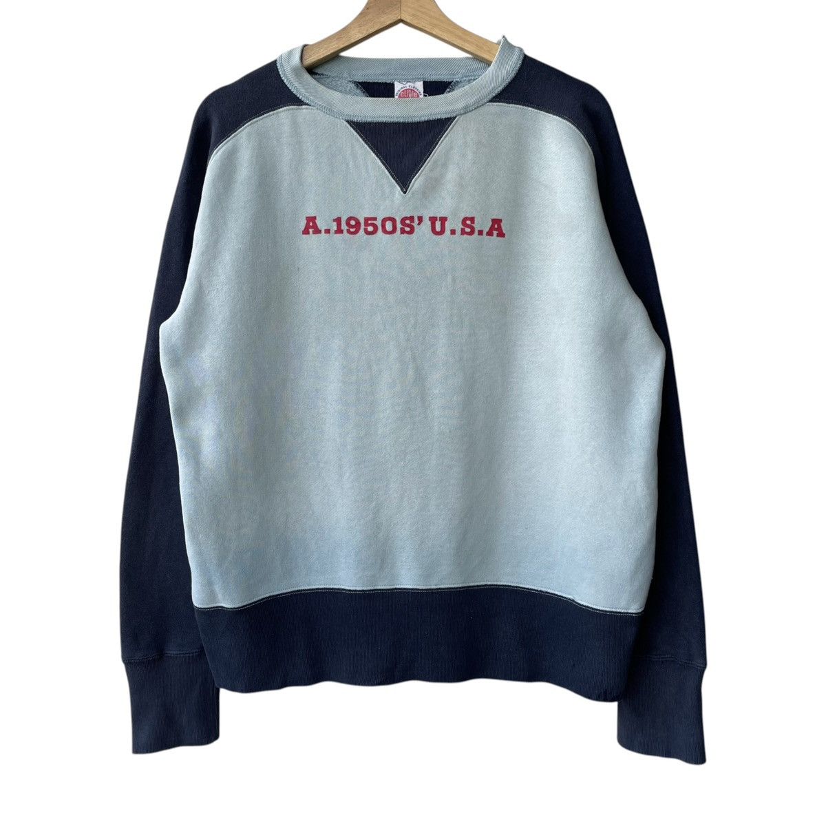 Vintage Climb High USA Vintage Double V Coordinates Sweatshirt Size US L / EU 52-54 / 3 - 1 Thumbnail