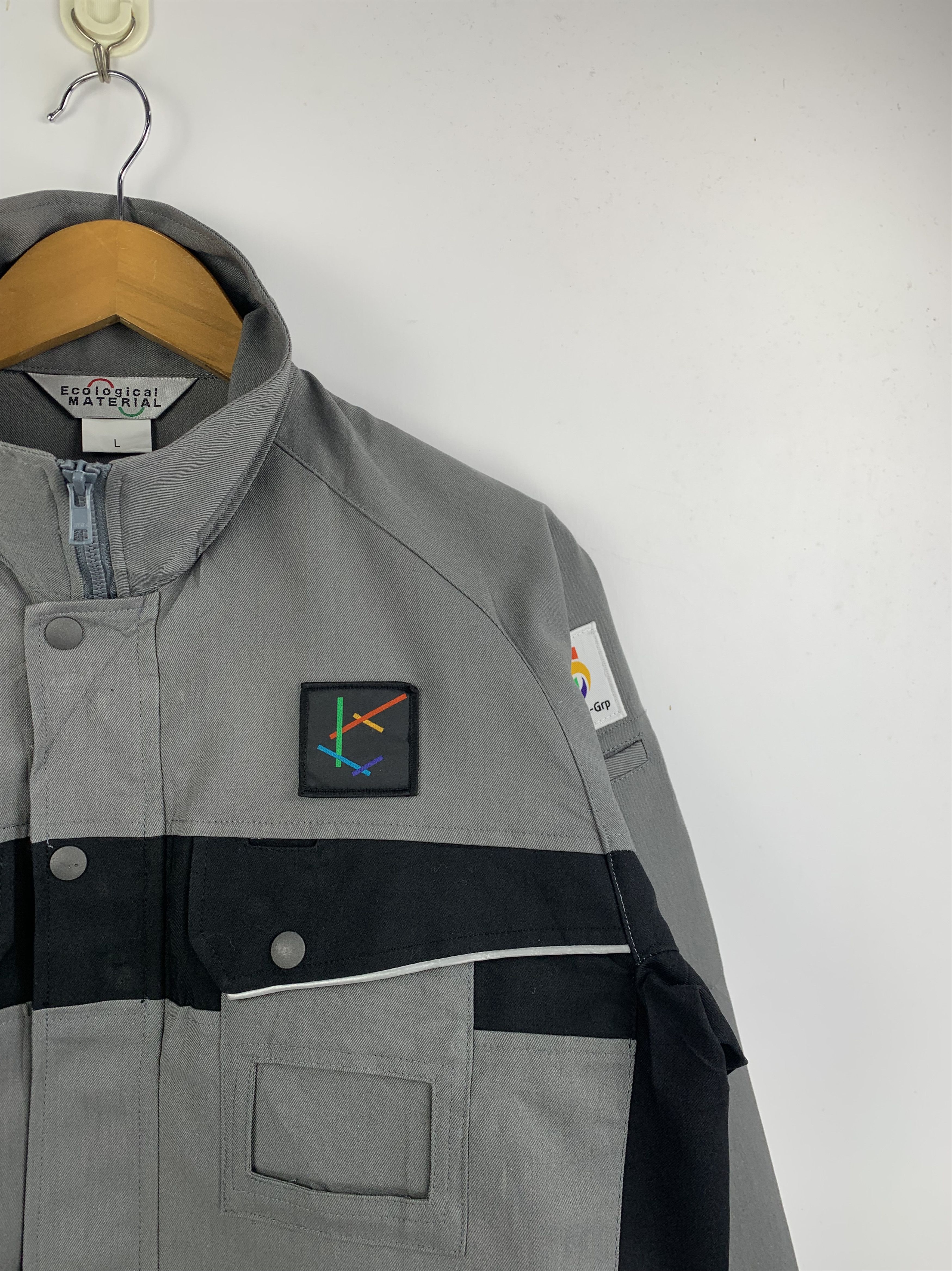 Japanese Brand Vintage Japanese Brand Worker Zipper Denim Jacket J1606 Size US L / EU 52-54 / 3 - 7 Thumbnail