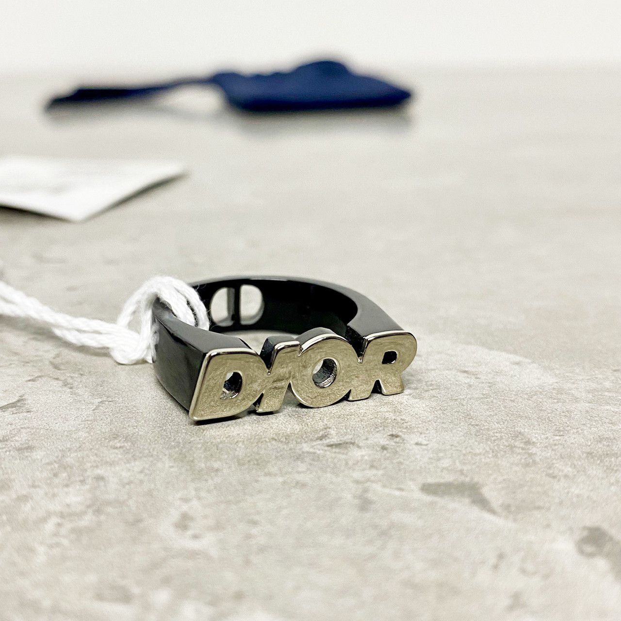 Dior Dior mens ring silver comic oblique monogram jewelry chain Size ONE SIZE - 1 Thumbnail