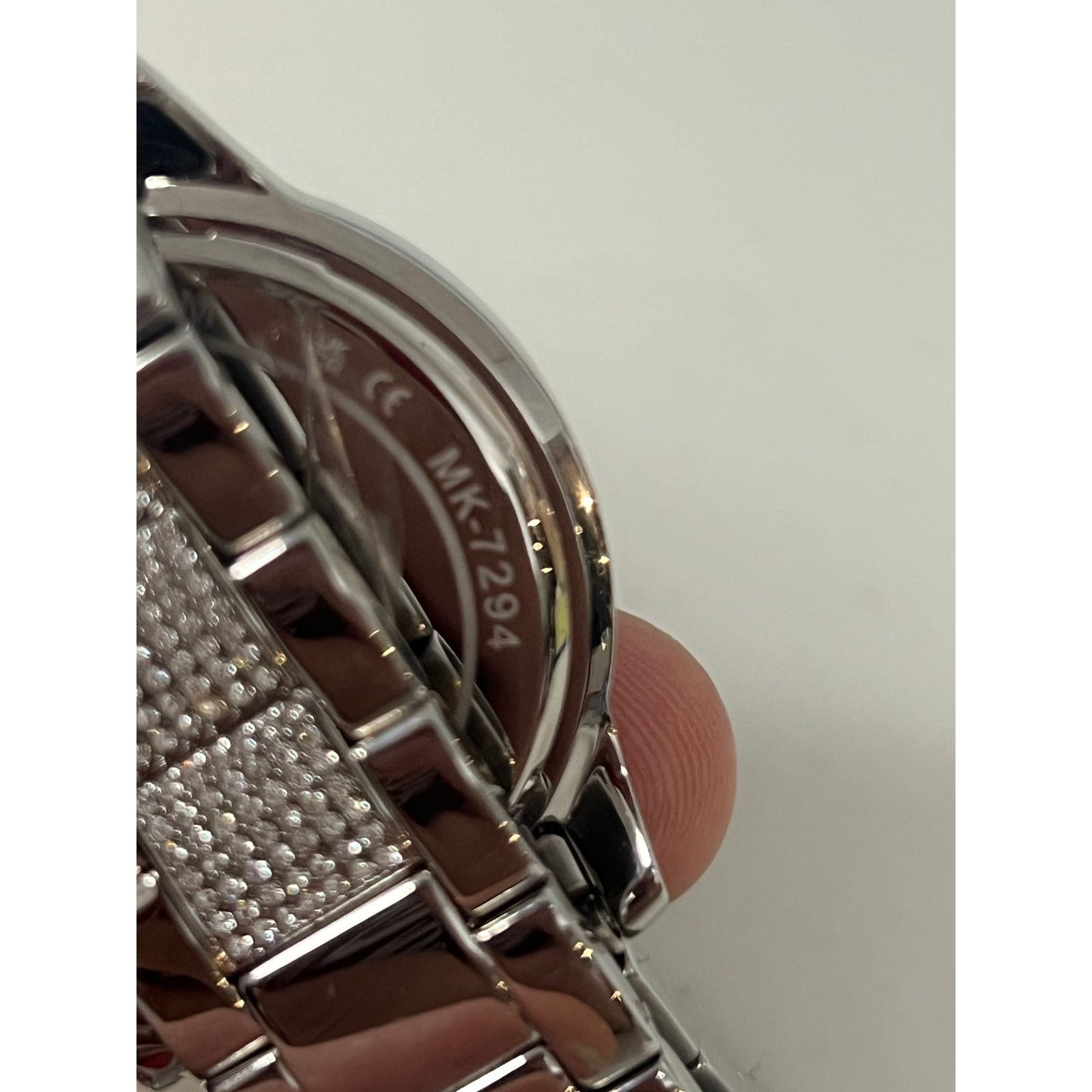 Michael Kors Michael Kors MK7294 Oversized Tibby Pavé Silver-Tone Watch Size ONE SIZE - 8 Thumbnail