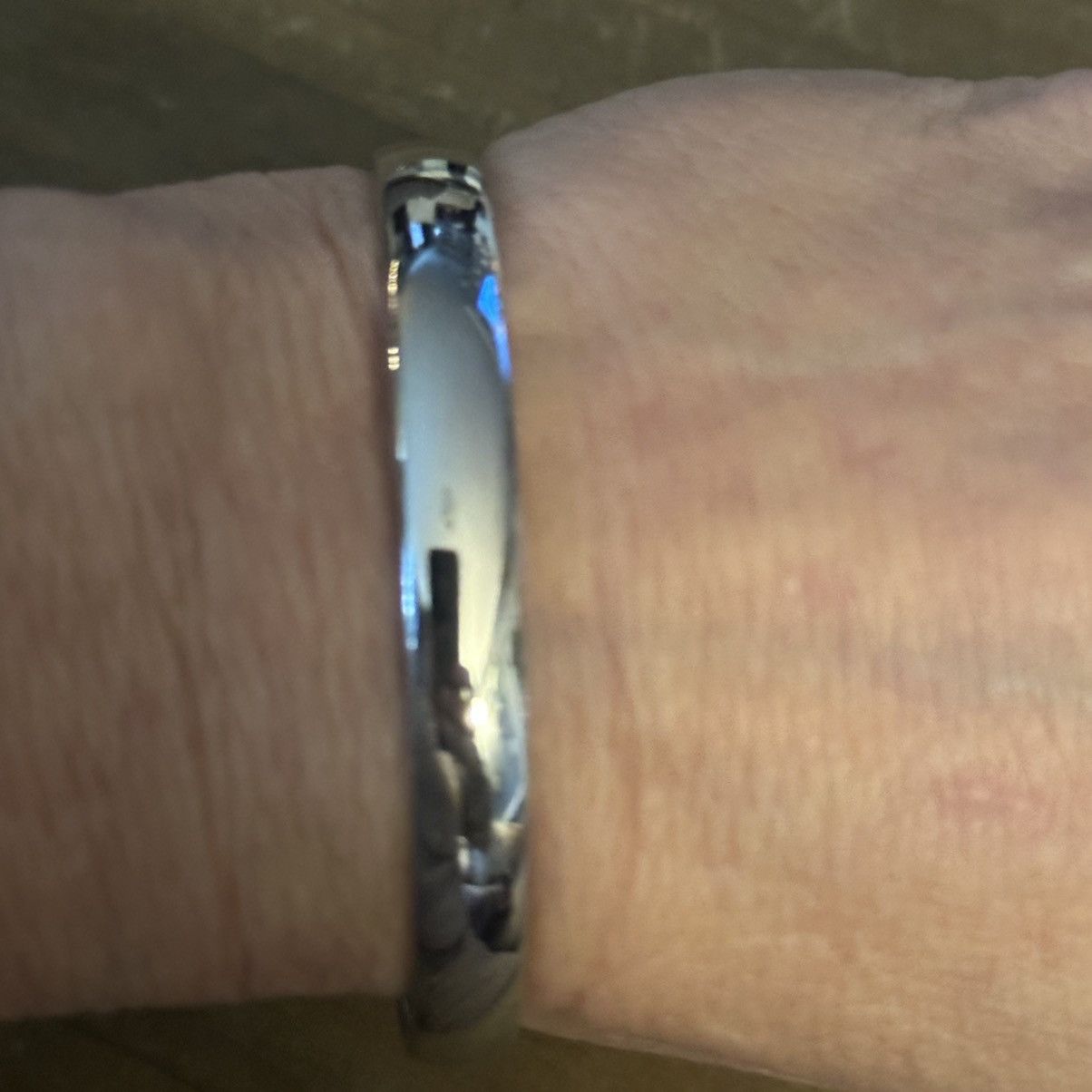 Monet Vintage Monet silver tone bangle bracelet Size ONE SIZE - 4 Thumbnail
