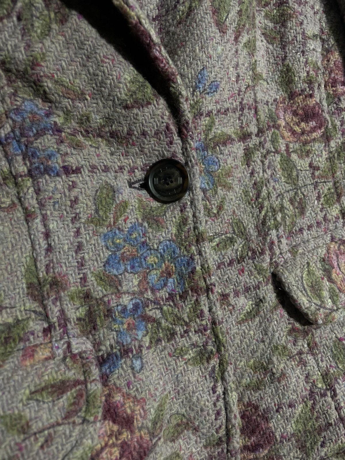 Etro Etro Milano Floral Knit wool blazer Size L / US 10 / IT 46 - 7 Thumbnail