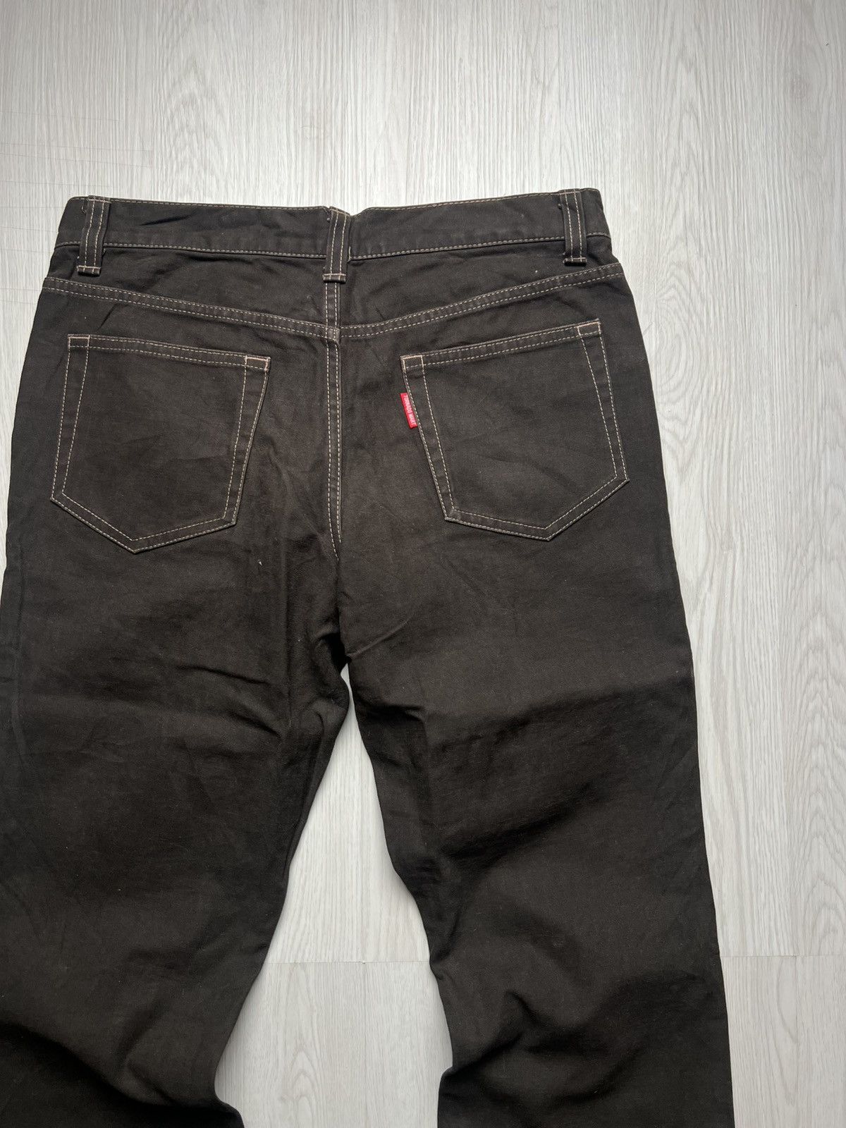 Tornado Mart Tornado Mart Brown Flared Jeans Size US 32 / EU 48 - 4 Thumbnail