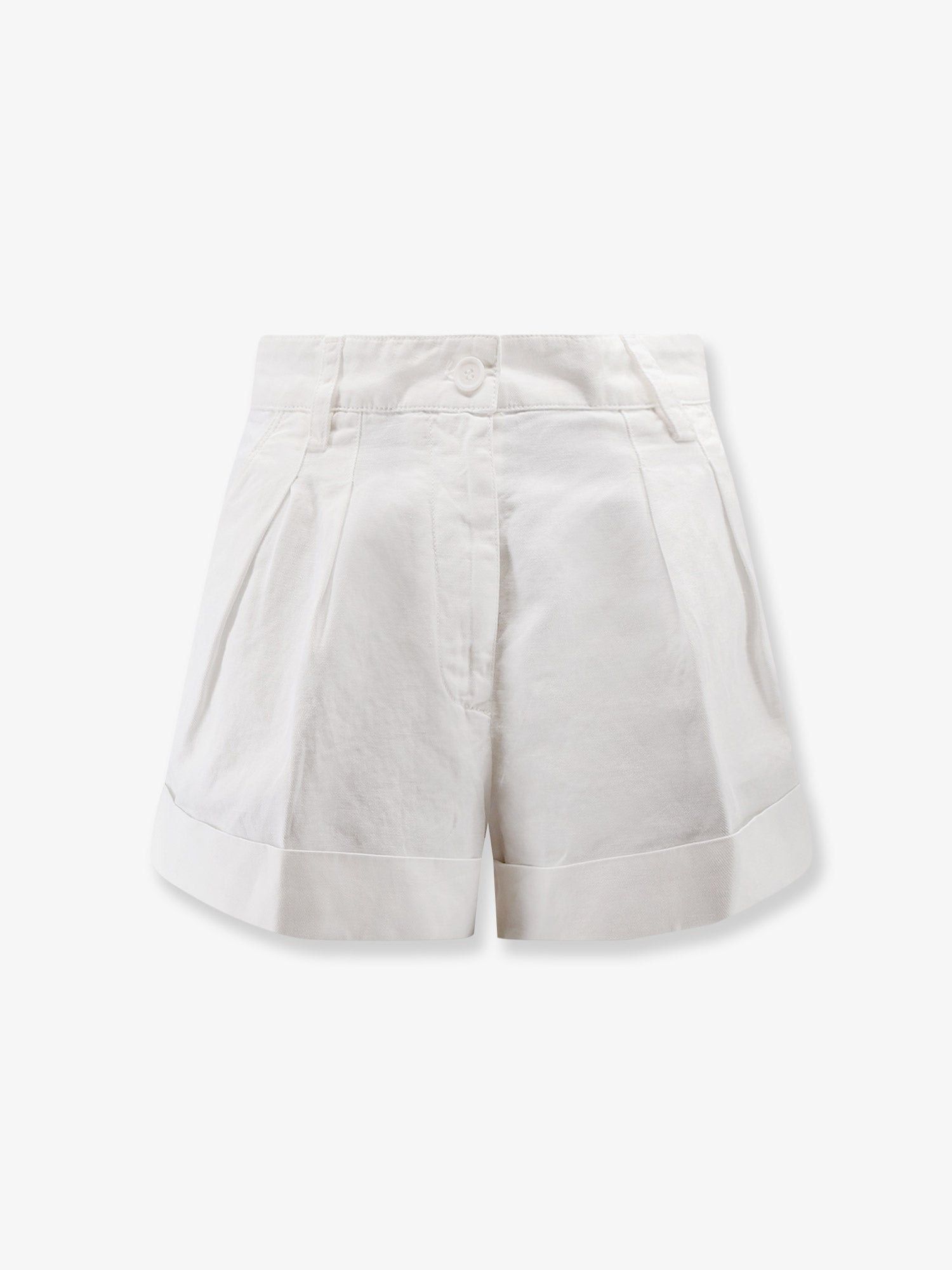Aspesi Cotton And Linen Shorts Size 25" / US 0 / IT 36 - 1 Thumbnail