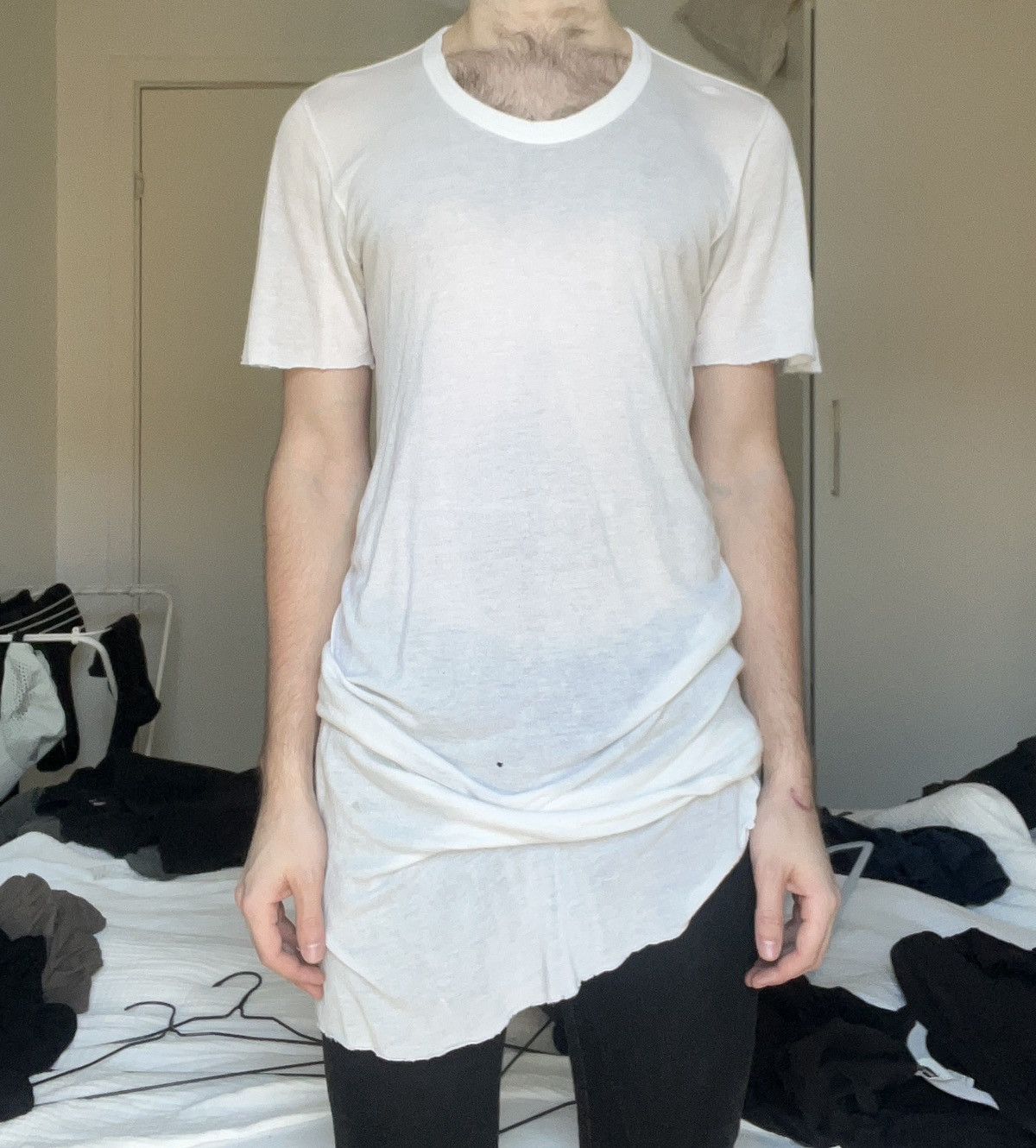 Rick Owens Rick Owens forever tee raw faun 15 Size US L / EU 52-54 / 3 - 5 Thumbnail
