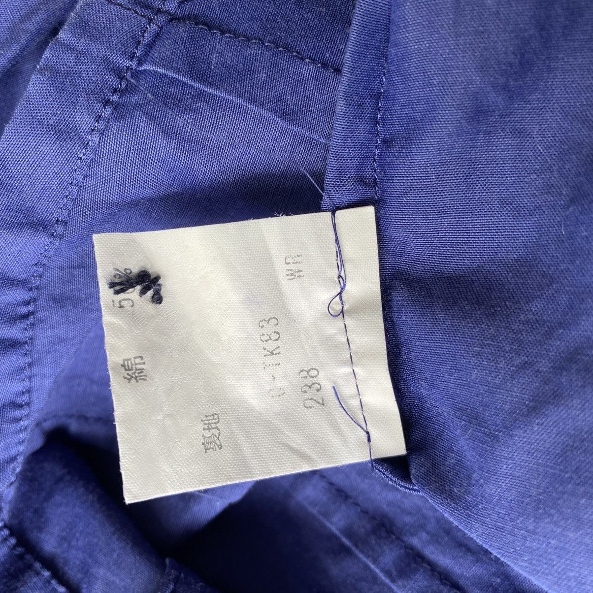 Burberry BURBERRYS Vintage Royal Blue Bow Blouse Size M / US 6-8 / IT 42-44 - 10 Thumbnail