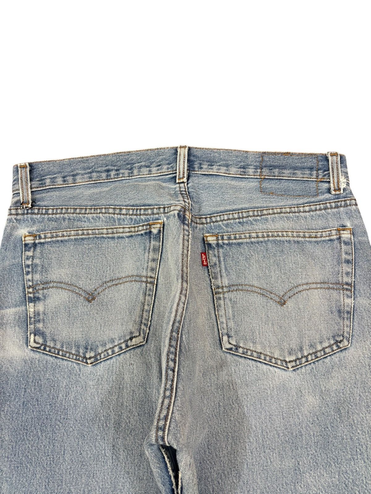 Levi's Vintage 90s Levis 501 Mud Wash Distressed Loose Jeans Size US 32 / EU 48 - 8 Thumbnail