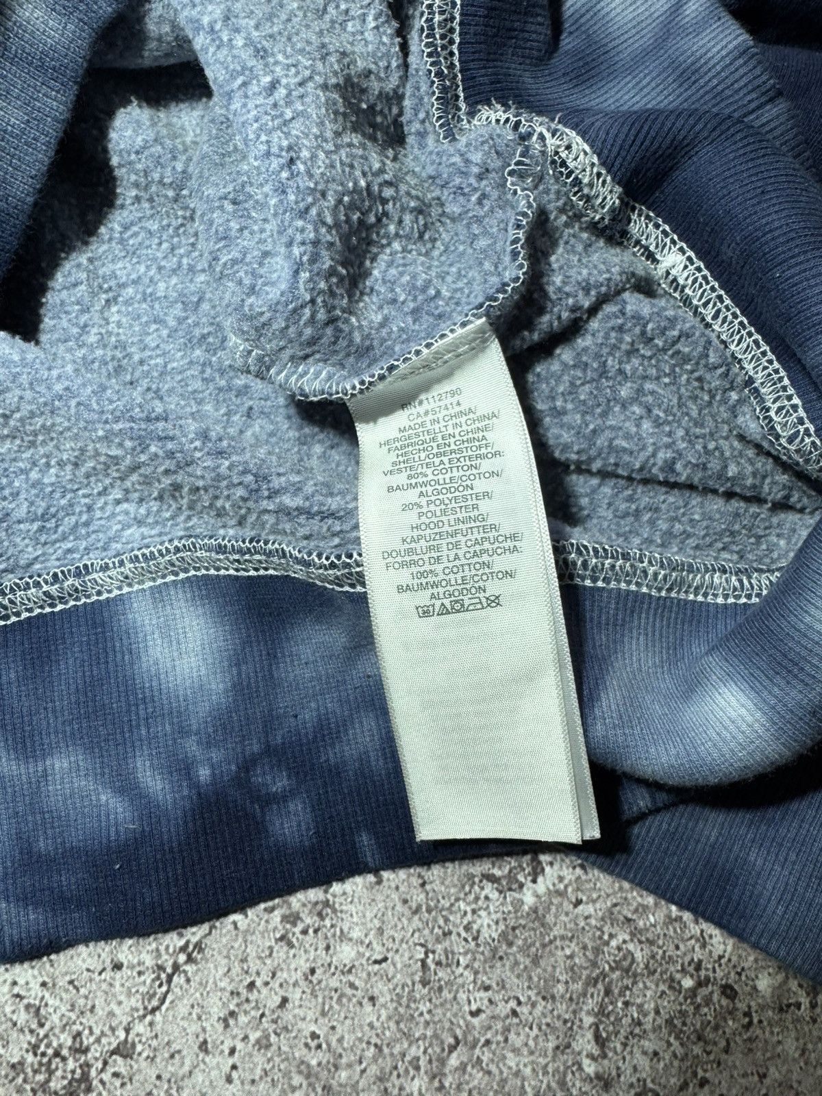 Japanese Brand × True Religion × Vintage True Religion Big Logo Blue Budda Tie Dye Hoodie Vintage Size US XL / EU 56 / 4 - 8 Thumbnail