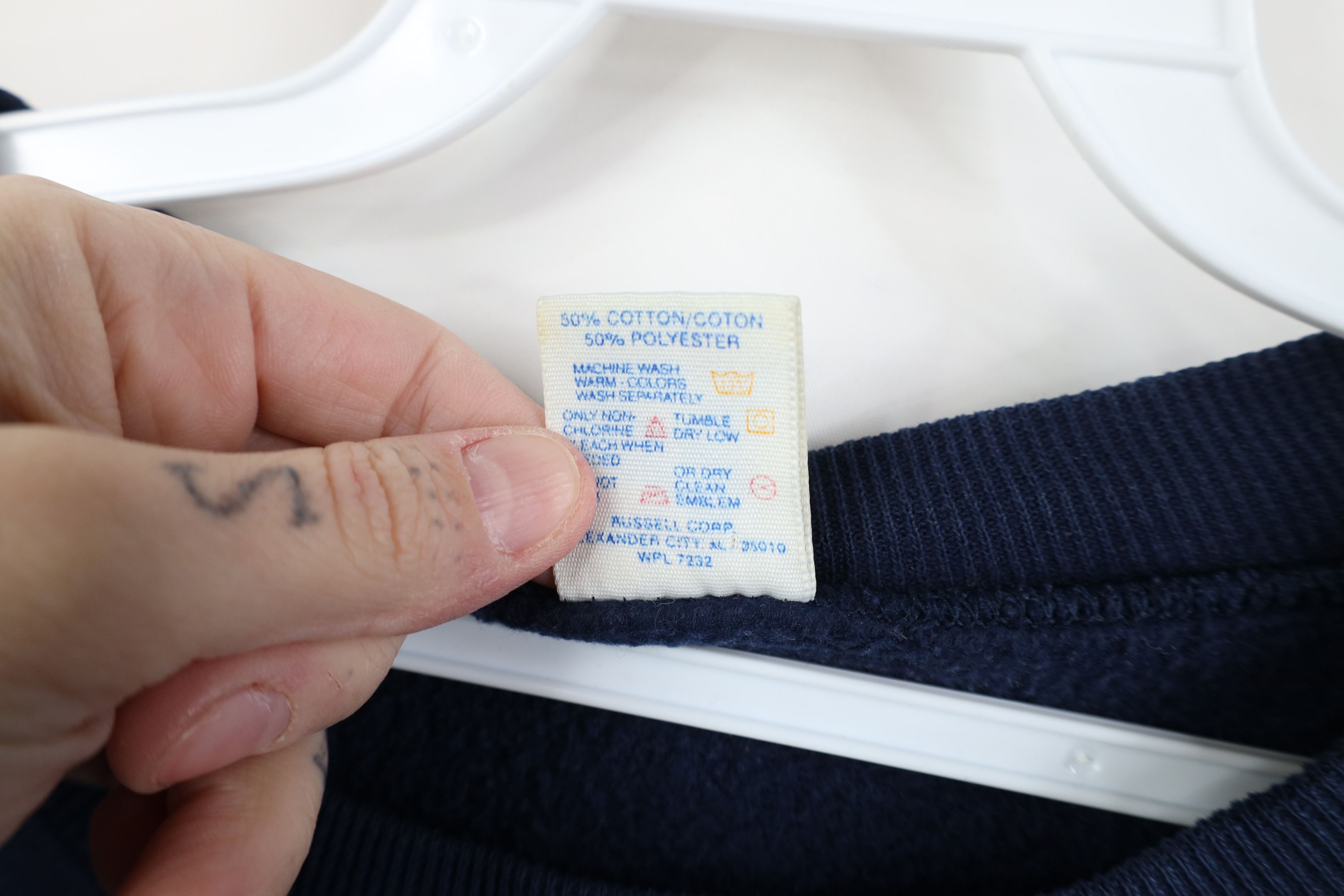 Vintage Vintage 90s US Air Force ROTC Crewneck Sweatshirt Blue USA Size US XL / EU 56 / 4 - 10 Thumbnail