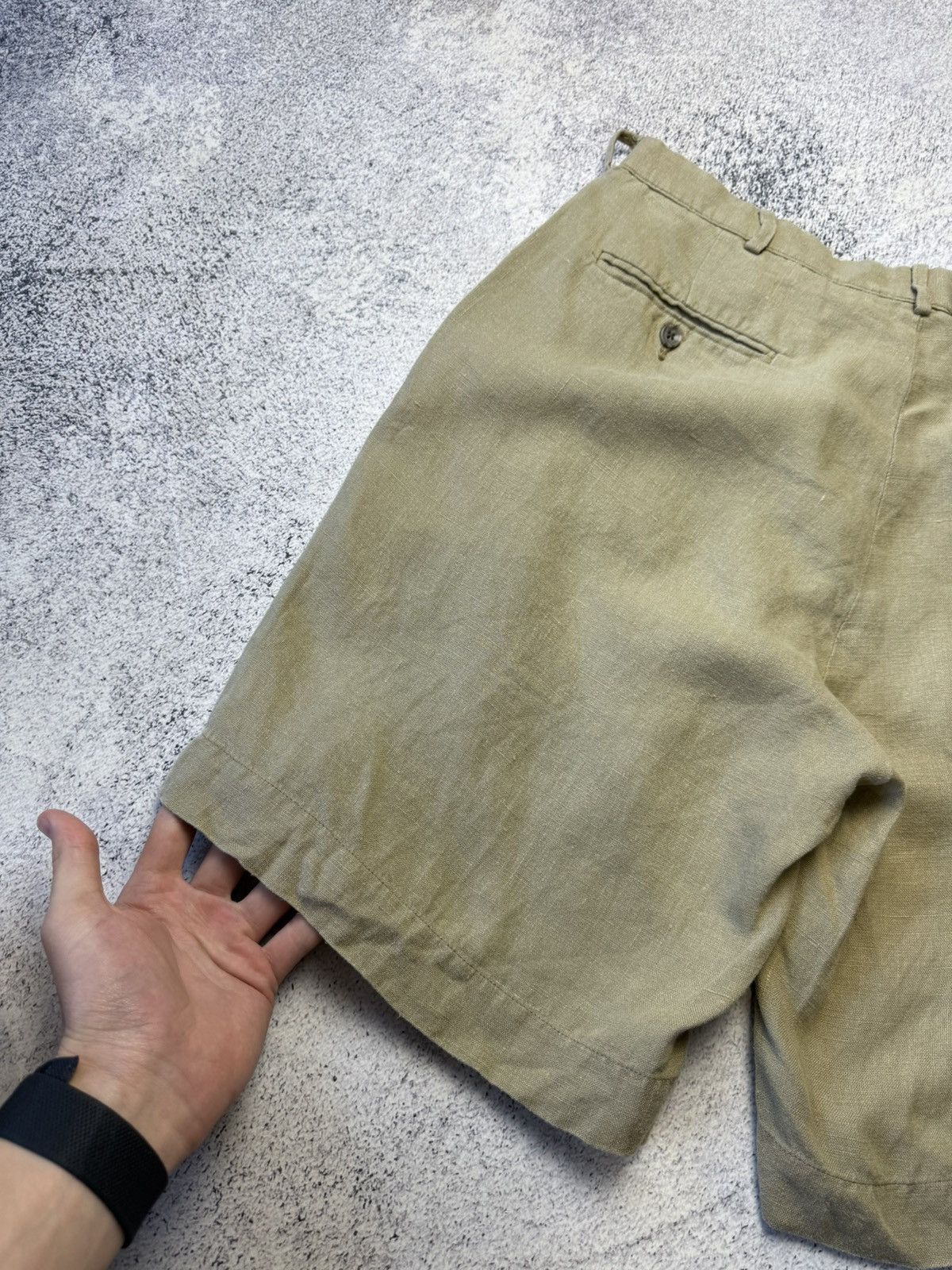Polo Ralph Lauren Vintage Polo Ralph Lauren Linen Shorts Old Money Size 34 Size US 34 / EU 50 - 18 Thumbnail
