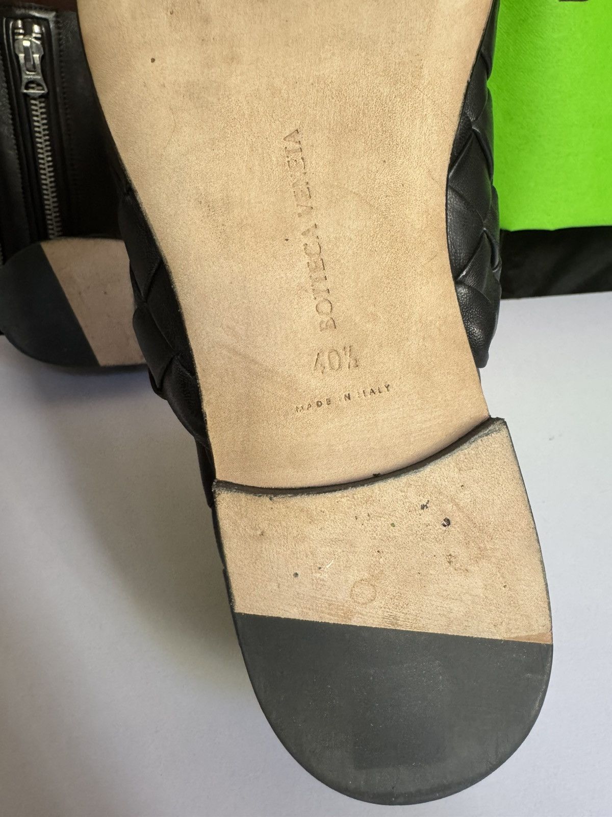 Bottega Veneta 🔥 Bottega Veneta 01slwg110624 intrecciato Slippers Size US 7 / EU 40 - 10 Thumbnail