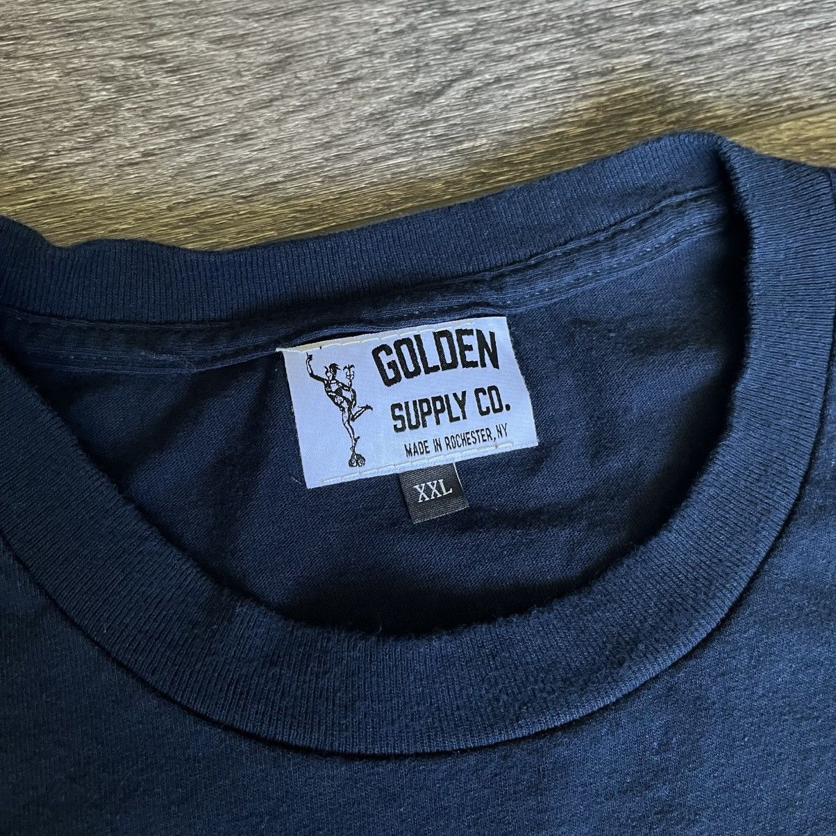 Vintage Vintage Style Golden Supply & Mfg Co. Rochester NY Logo Tee Size US XXL / EU 58 / 5 - 3 Thumbnail