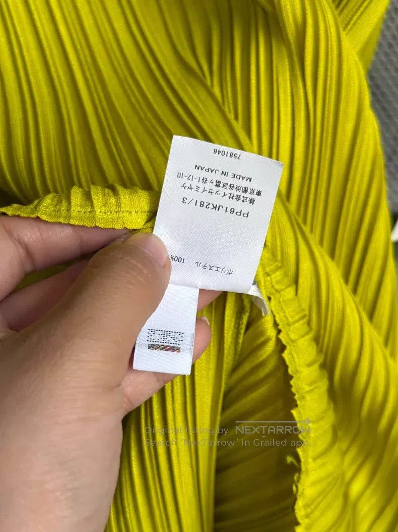 Issey Miyake Issey Miyake Medium Soft Yellow Top Size L / US 10 / IT 46 - 5 Thumbnail