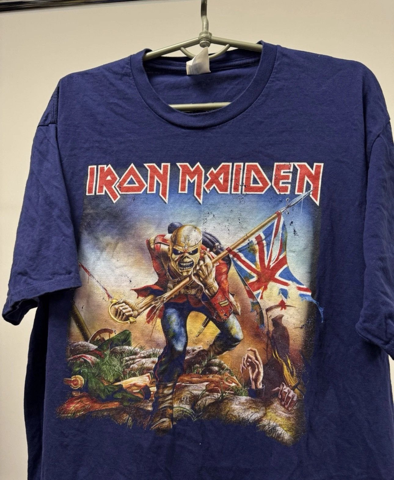 Iron Maiden Vintage T- Shirt Iron Maiden The Trooper Men’s Xl Size Size US XL / EU 56 / 4 - 2 Thumbnail