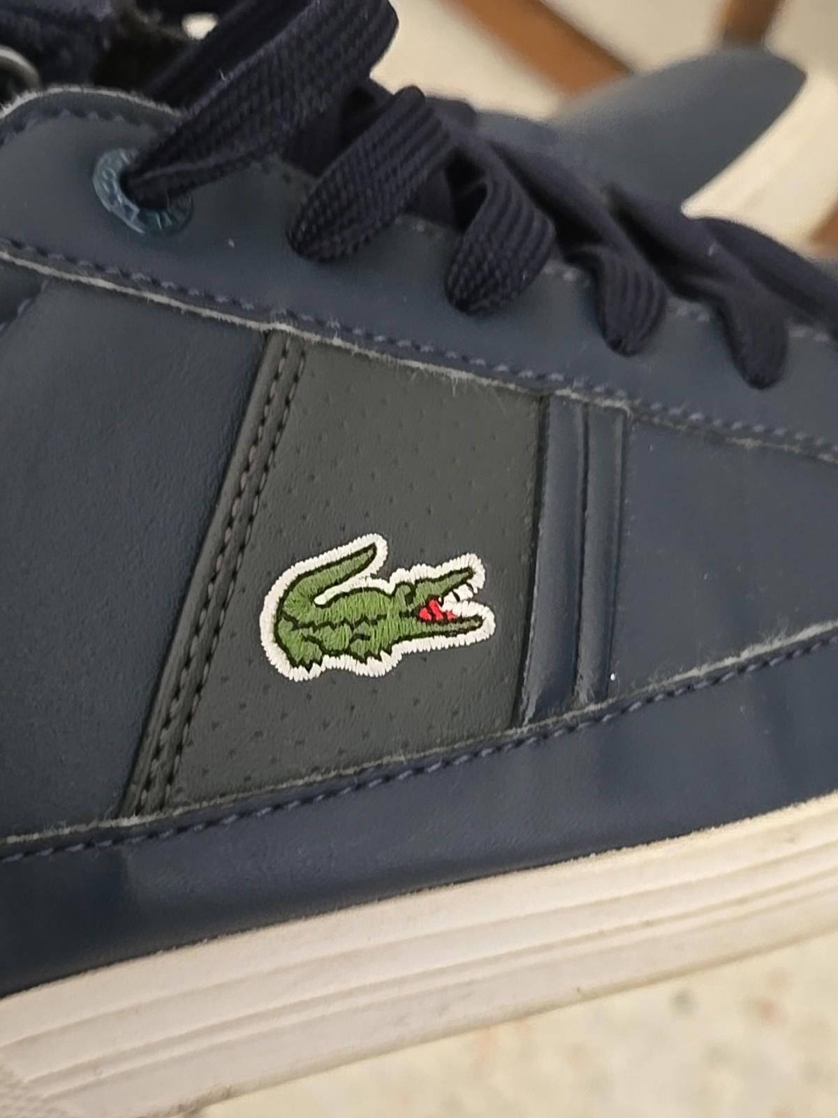 Lacoste Lacoste 1933 Dark Blue Europa LCR BRZ Size 7 US, 39.5 Euro Size US 7 / EU 40 - 3 Thumbnail