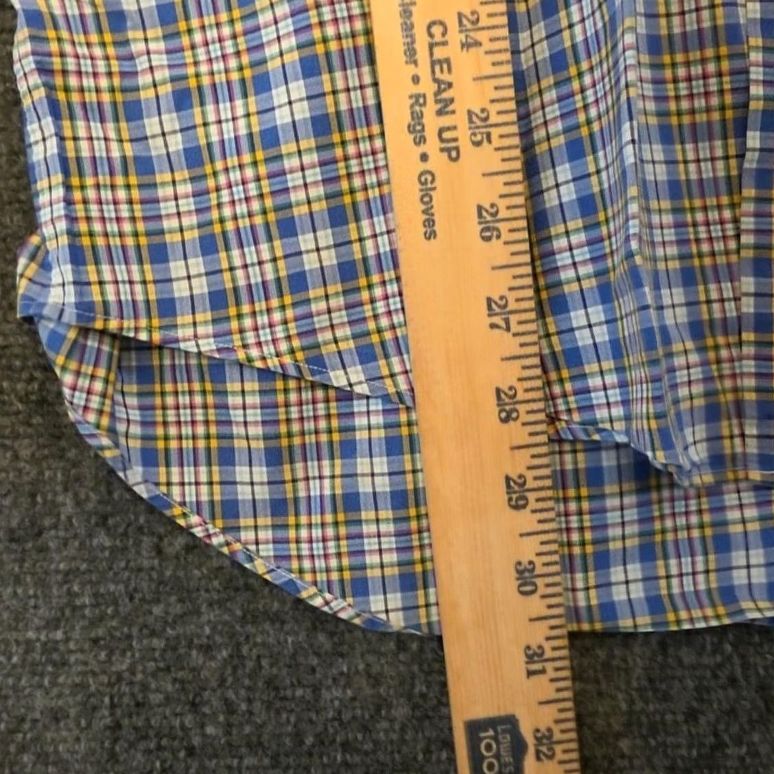 Polo Ralph Lauren Polo Ralph Lauren Shirt Mens Medium Blue Plaid Cotton Button Down Long Sleeve Size US M / EU 48-50 / 2 - 4 Thumbnail