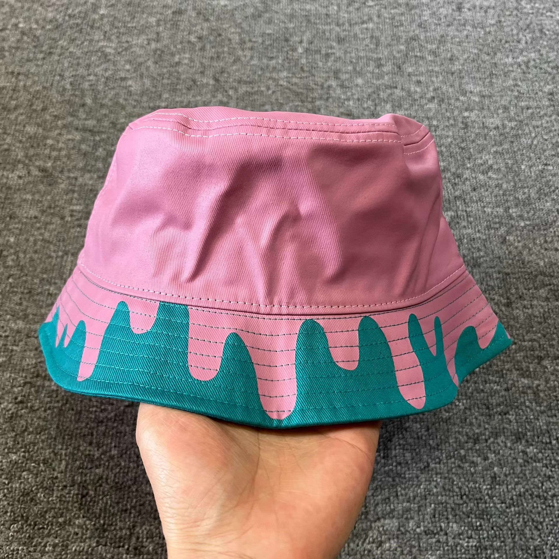 Billionaire Boys Club BBCLeather Strawberry Melted Ice Cream Bucket Hat Q7 Size ONE SIZE - 1 Thumbnail