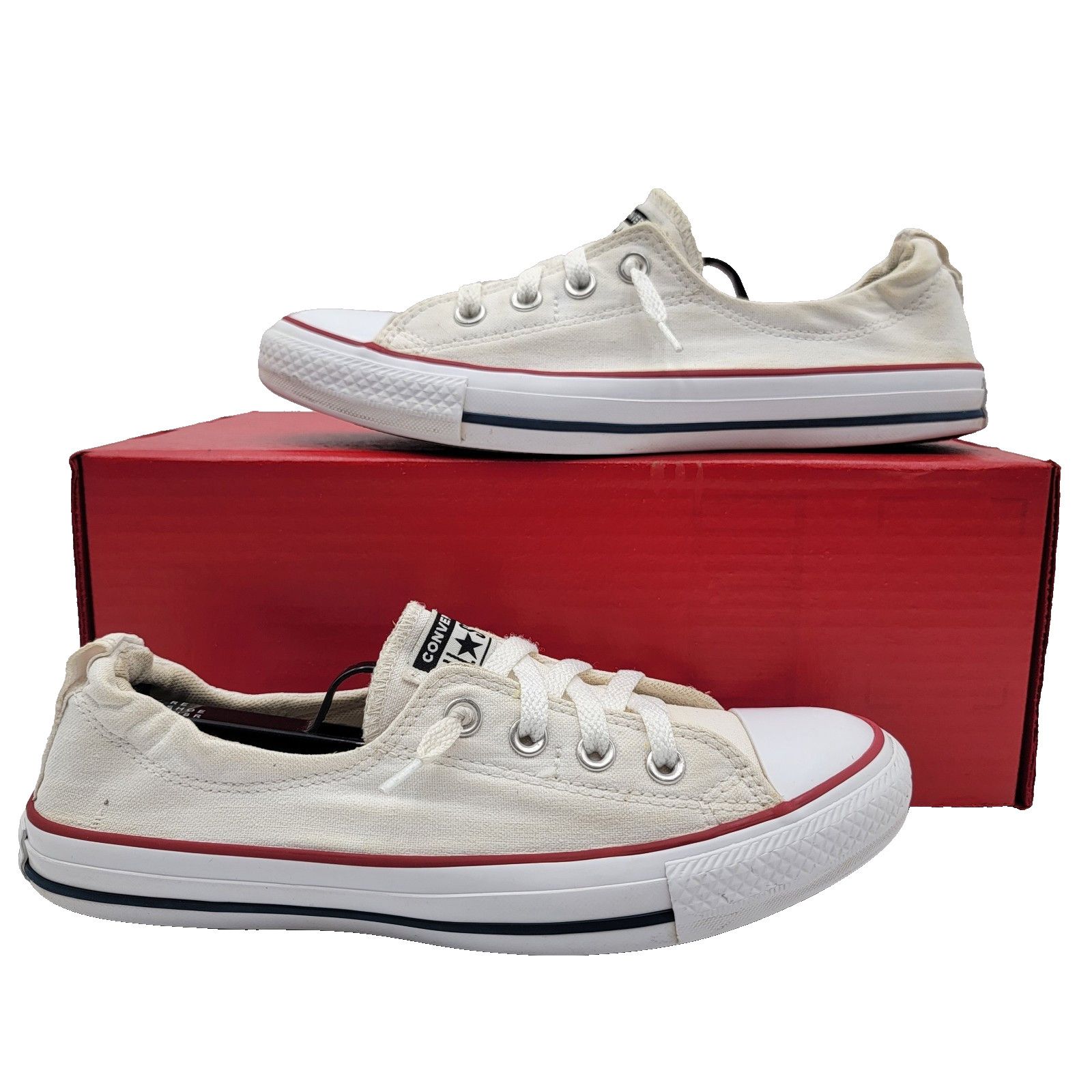 Converse Wmns Converse Sz 9 CTAS Shoreline Sneakers White 537084F 382 Size US 9 / IT 39 - 1 Thumbnail