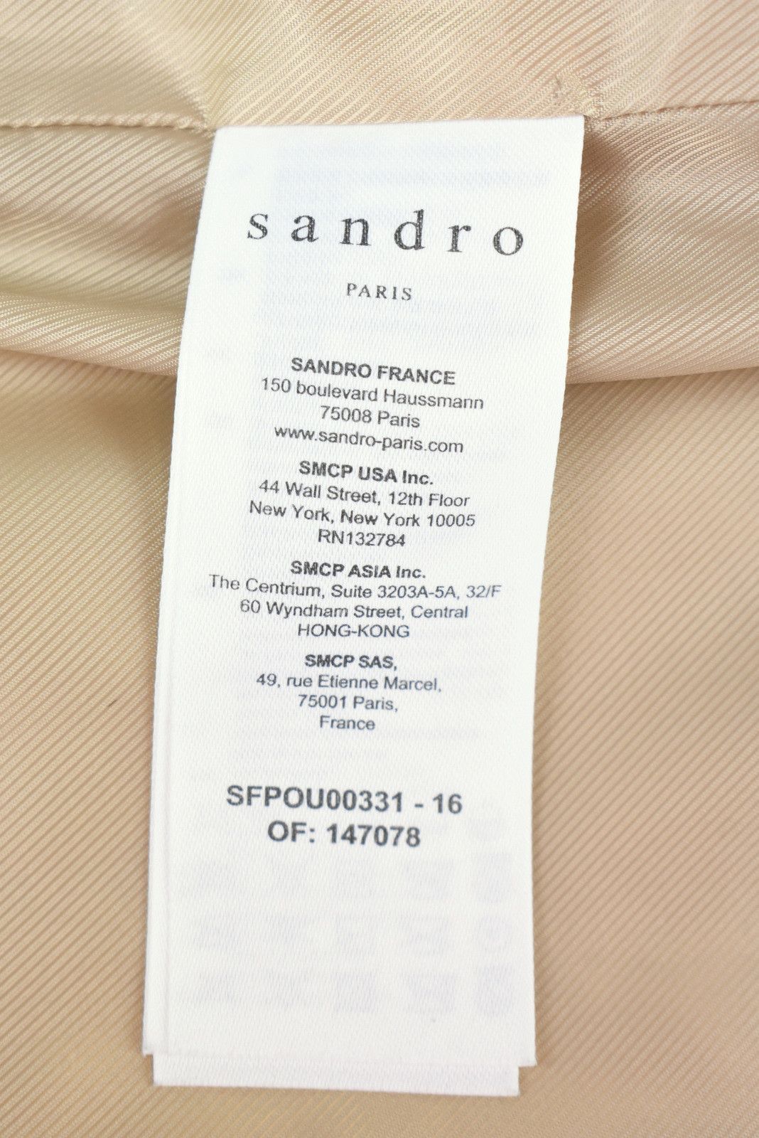 Sandro SANDRO Jacket Womens EU 34 Long Padded Quilted Buttons Size XS / US 0-2 / IT 36-38 - 7 Thumbnail