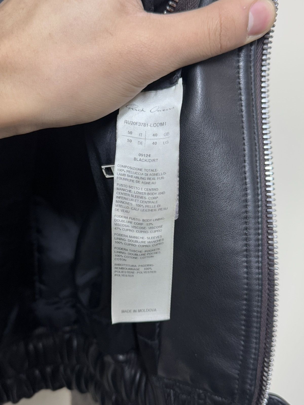 Rick Owens Size：50 Rick owens 20FW Keith Bomber jacket Size US M / EU 48-50 / 2 - 6 Thumbnail