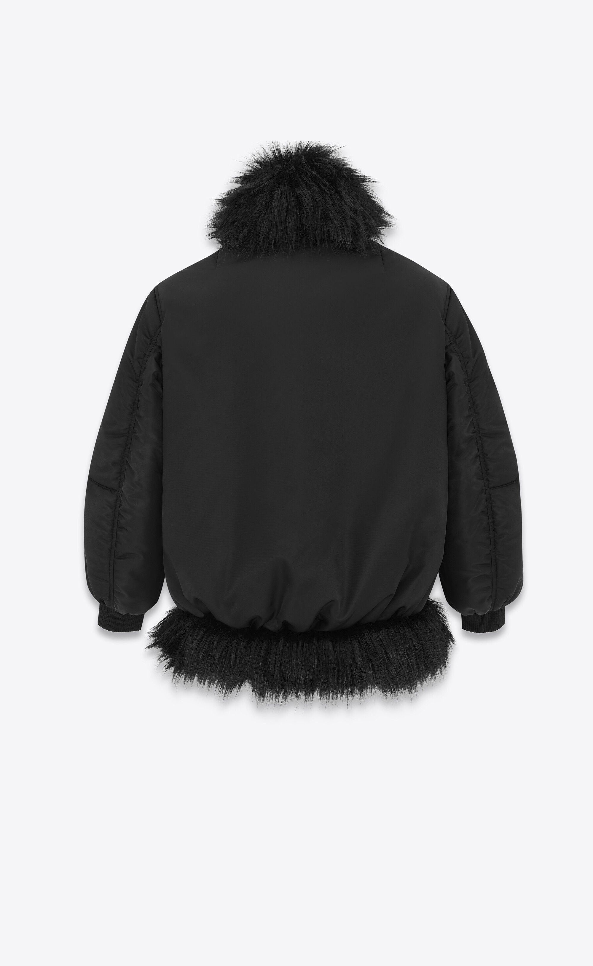 o1bcso1str1224 Oversized Bomber Jacket In Nylon in Black