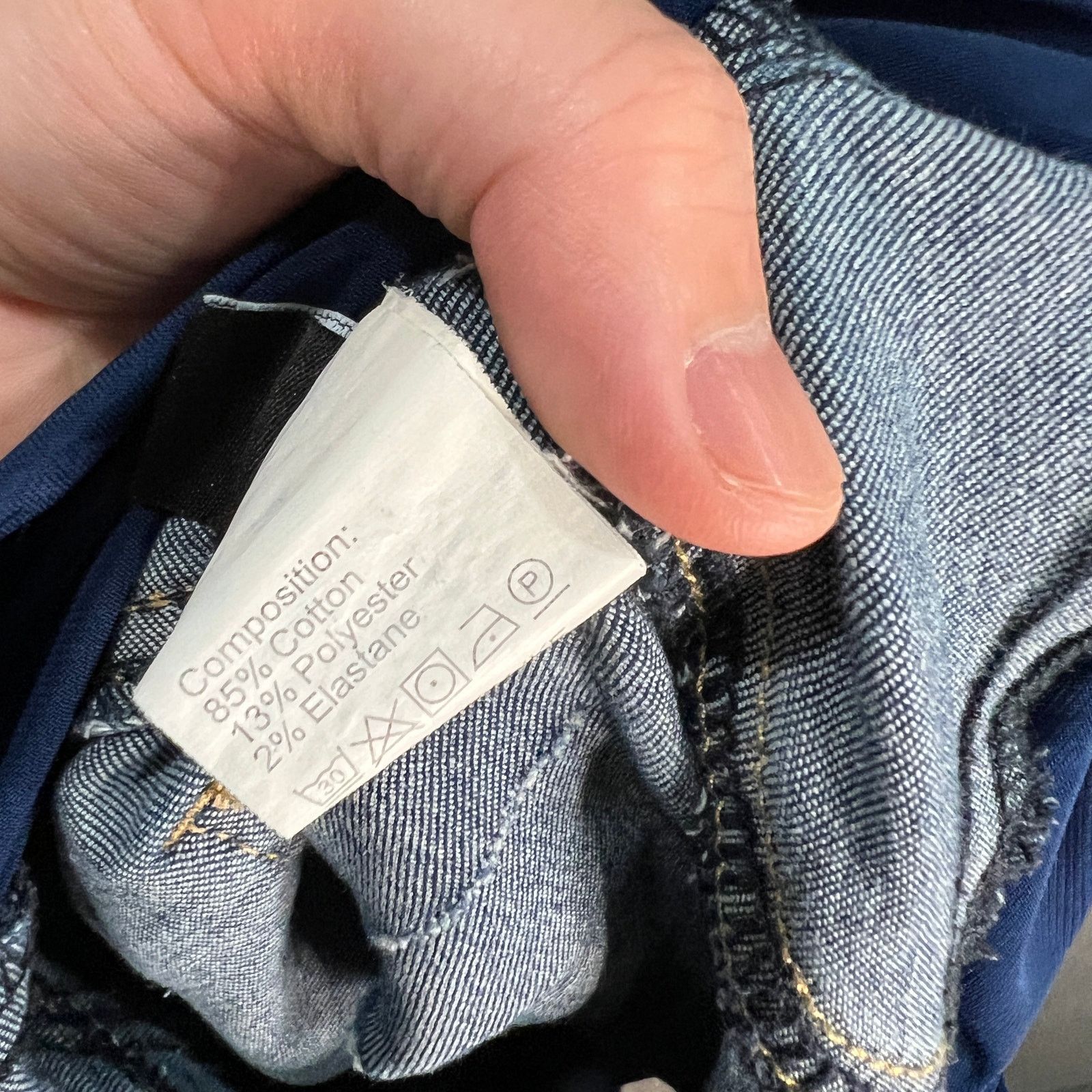 Other Shein Maternity Short Blue Jeans Women Size Medium (6US) Size 28" / US 6 / IT 42 - 8 Thumbnail