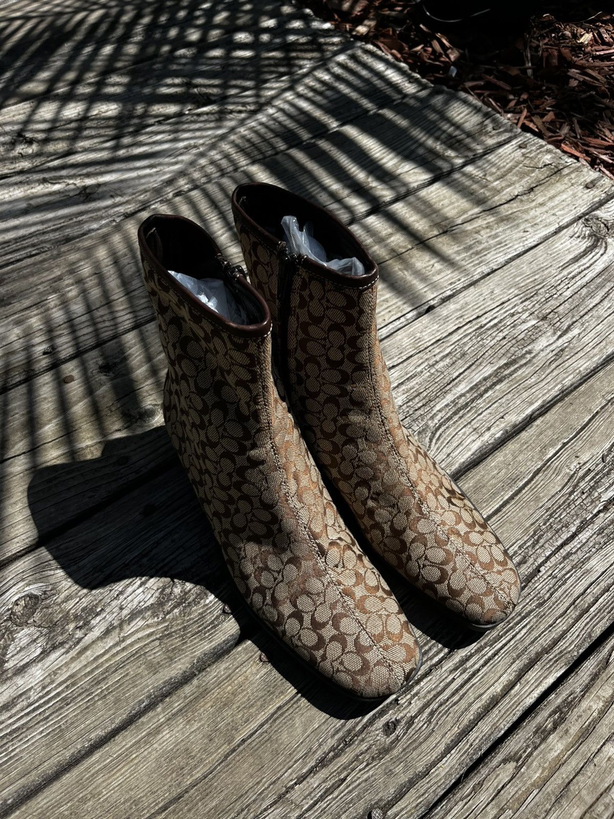 Coach Y2K Coach Sallie Monogram Boots Size US 7 / IT 37 - 2 Thumbnail
