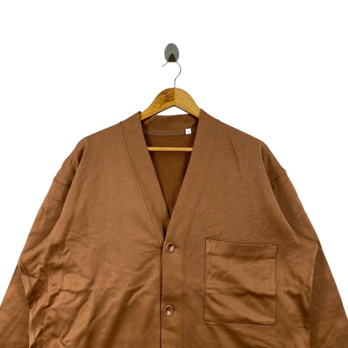 Uniqlo UNIQLO Christophe Lemaire Button Up Brown Pockets Oversize Size US XL / EU 56 / 4 - 2 Thumbnail