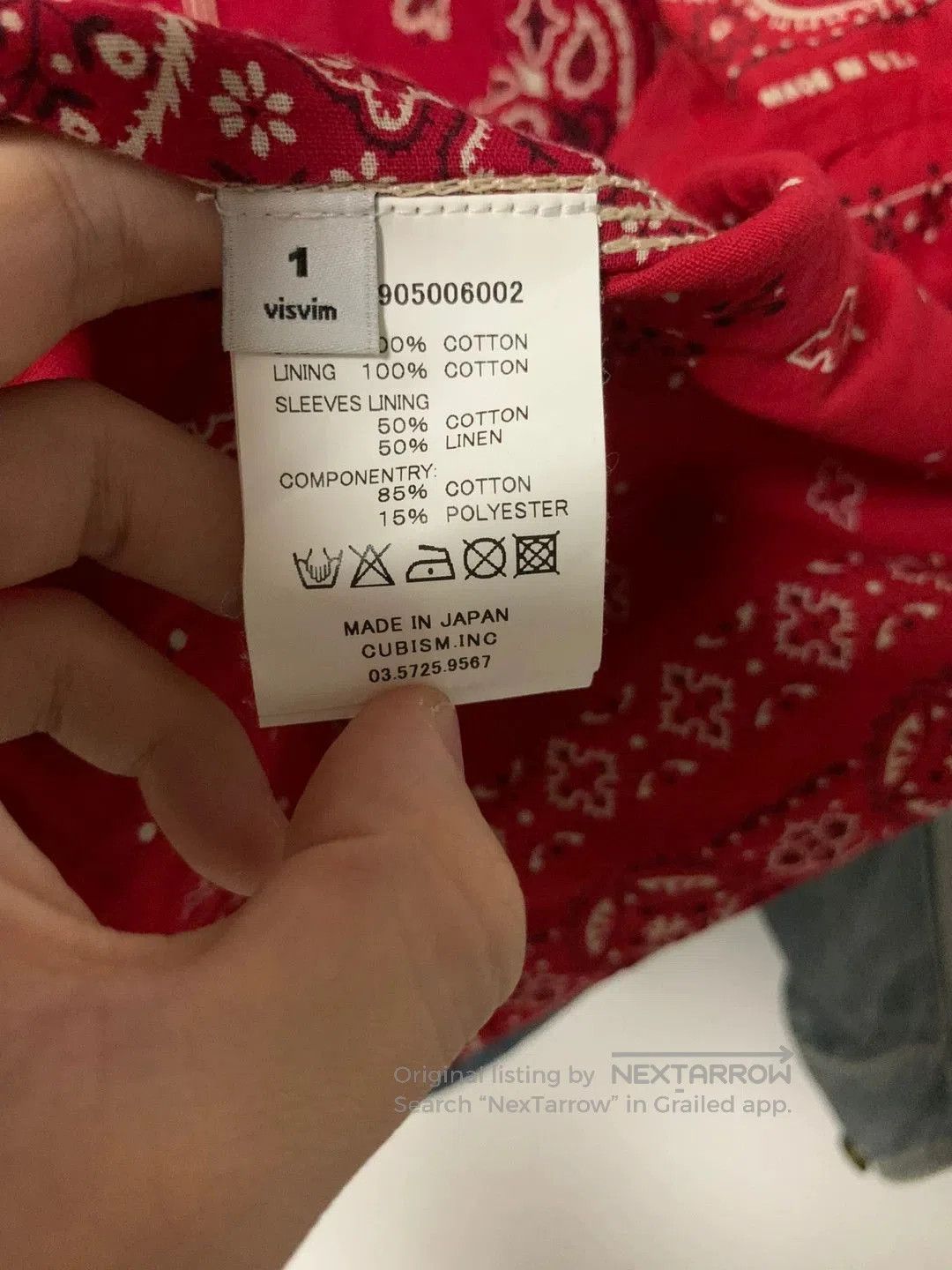 Visvim visvim 14 ICT Coverall Damaged Bandana. Size US S / EU 44-46 / 1 - 7 Thumbnail