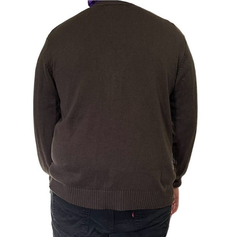 Oscar De La Renta Oscar De La Renta Mens Brown Cardigan size XL Size US XL / EU 56 / 4 - 3 Thumbnail