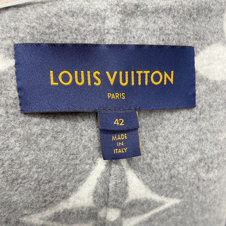 Louis Vuitton Louis Vuitton Logo Belt Reversible Hooded Wrap Coat 2504-Ne Size M / US 6-8 / IT 42-44 - 6 Thumbnail