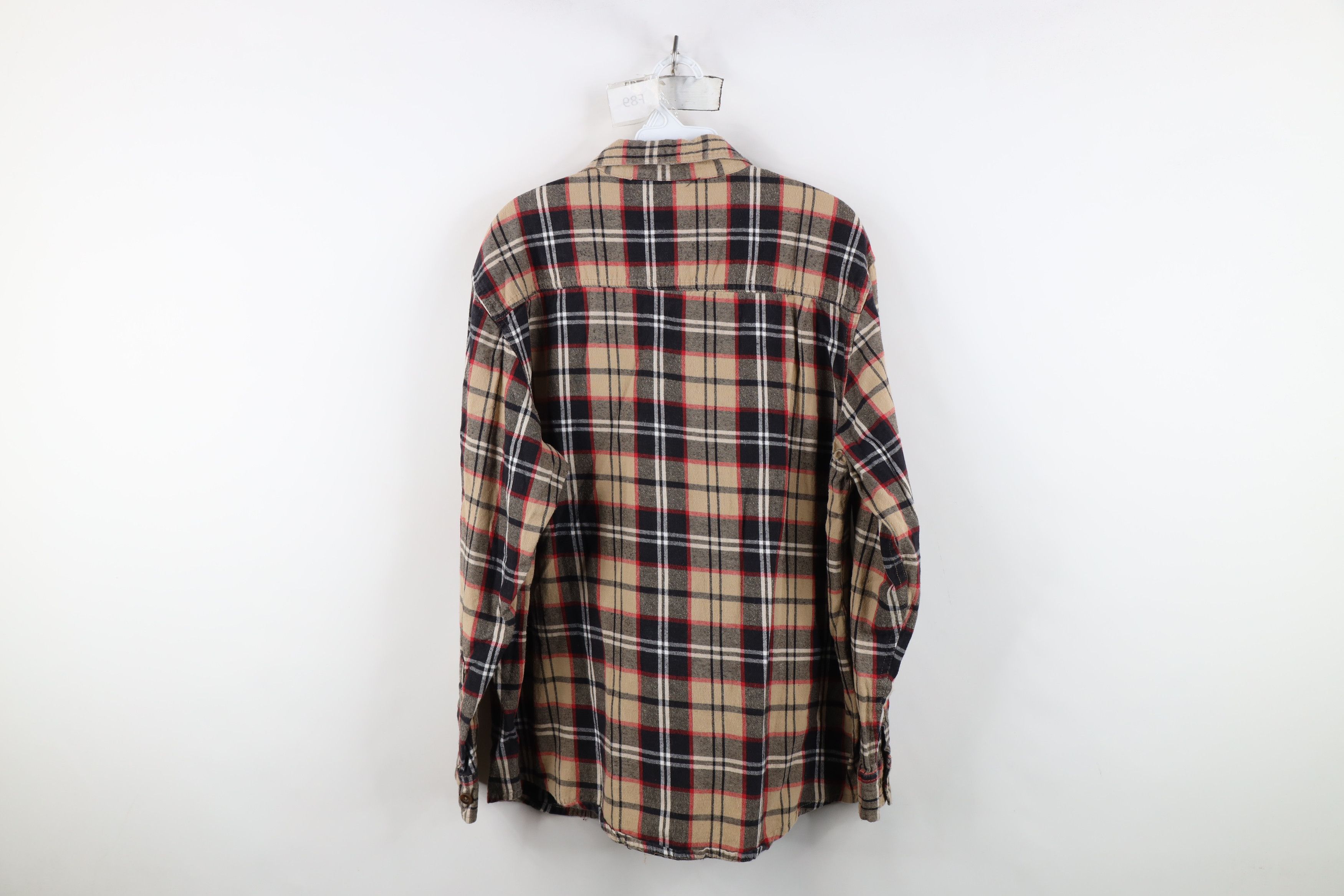 Vintage Vintage 90s Streetwear Flannel Collared Button Shirt Plaid Size US L / EU 52-54 / 3 - 11 Thumbnail
