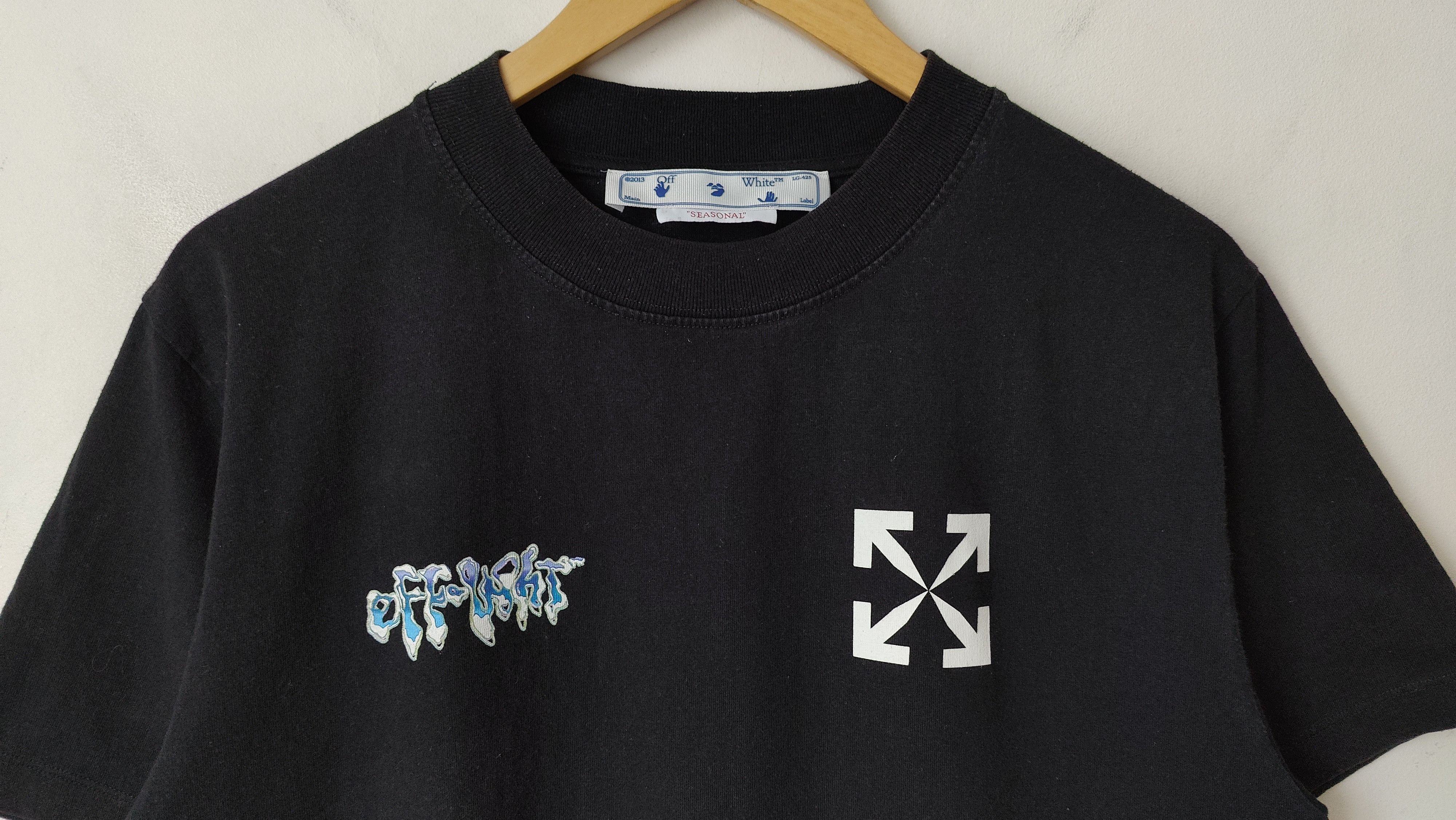 Off-White Off White Graffiti Liquid Logo Tshirt Size US M / EU 48-50 / 2 - 3 Thumbnail