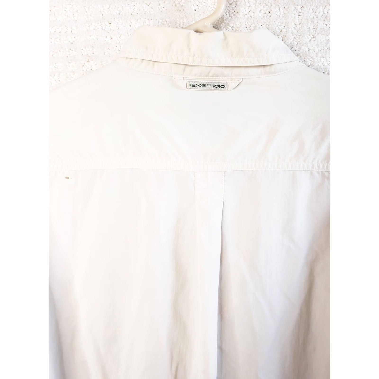 ExOfficio VINTAGE EXOFFICIO L/S Button Up Vented Hiking Shirt Yellow Men Large Size US L / EU 52-54 / 3 - 6 Thumbnail