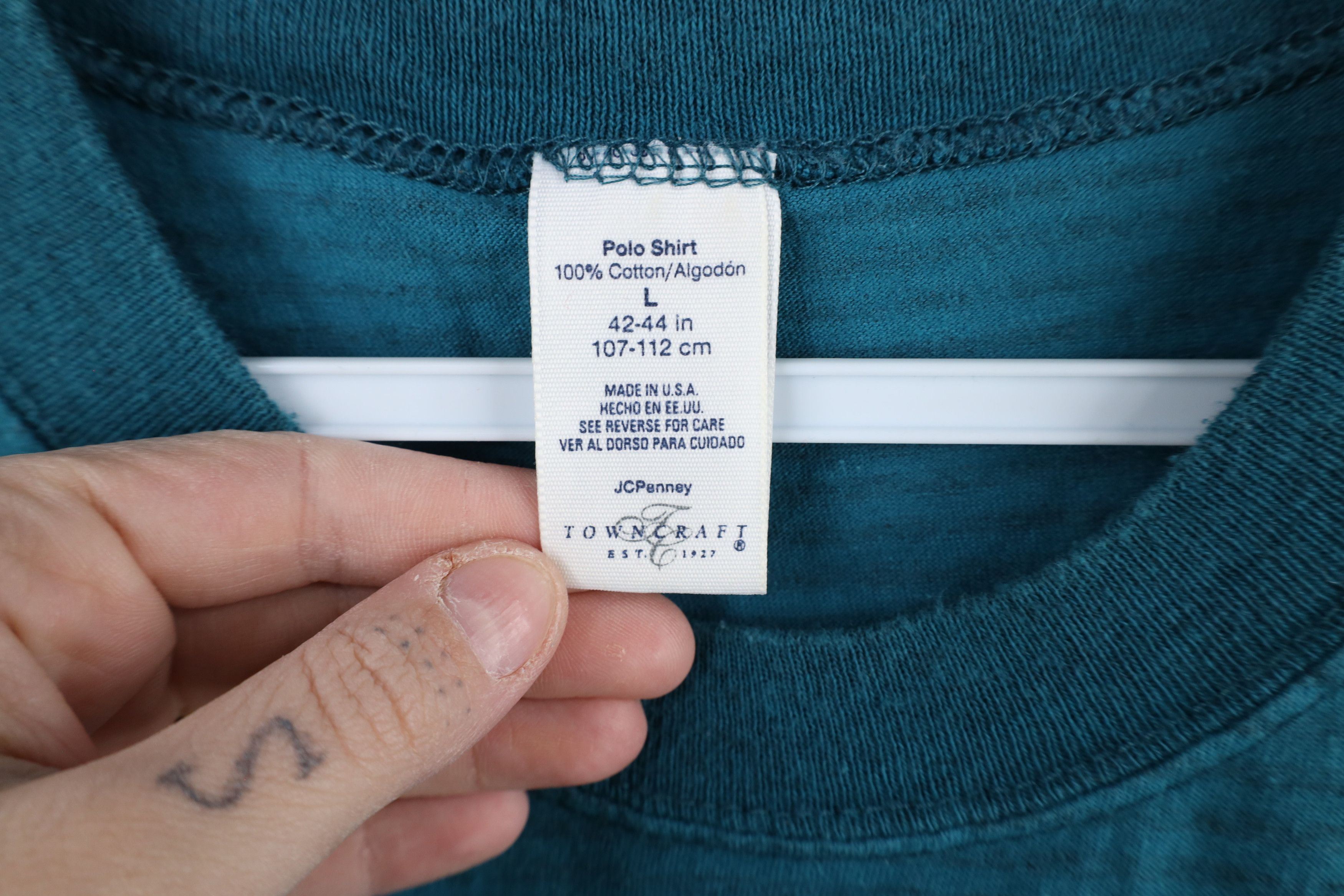 Vintage Vintage 90s Streetwear Striped Pocket T-Shirt Cotton USA Size US L / EU 52-54 / 3 - 6 Thumbnail