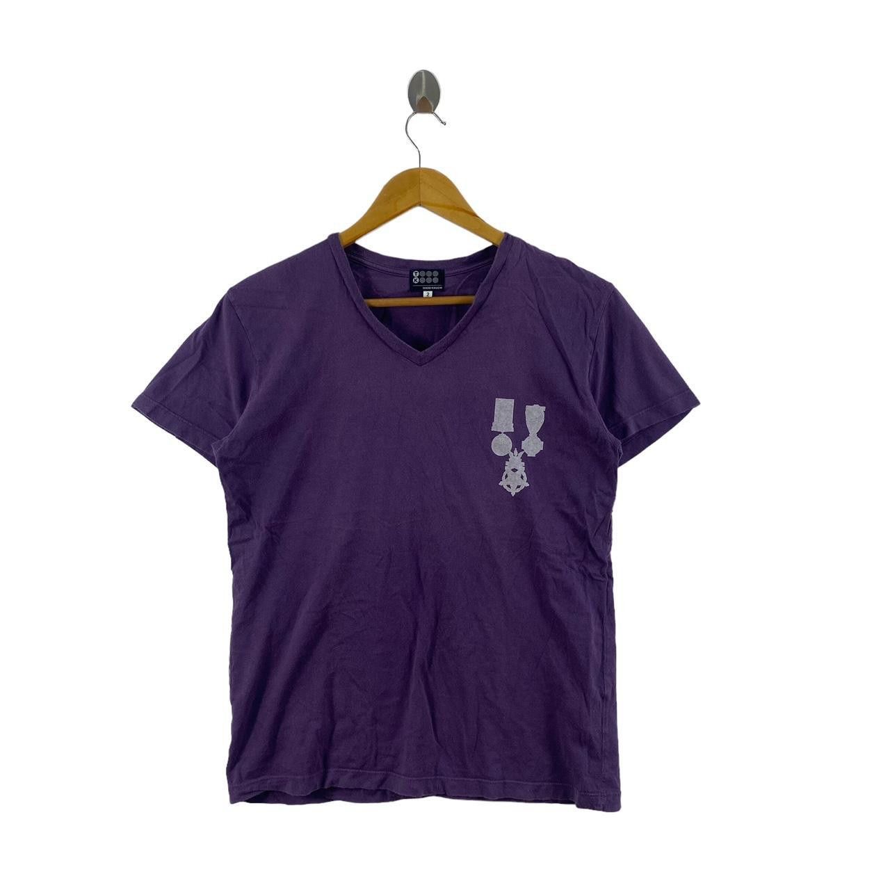 Takeo Kikuchi TAKEO KIKUCHI JAPAN Medal Of Honor 69 Tee Shirt V Neck Top Size M / US 6-8 / IT 42-44 - 2 Thumbnail