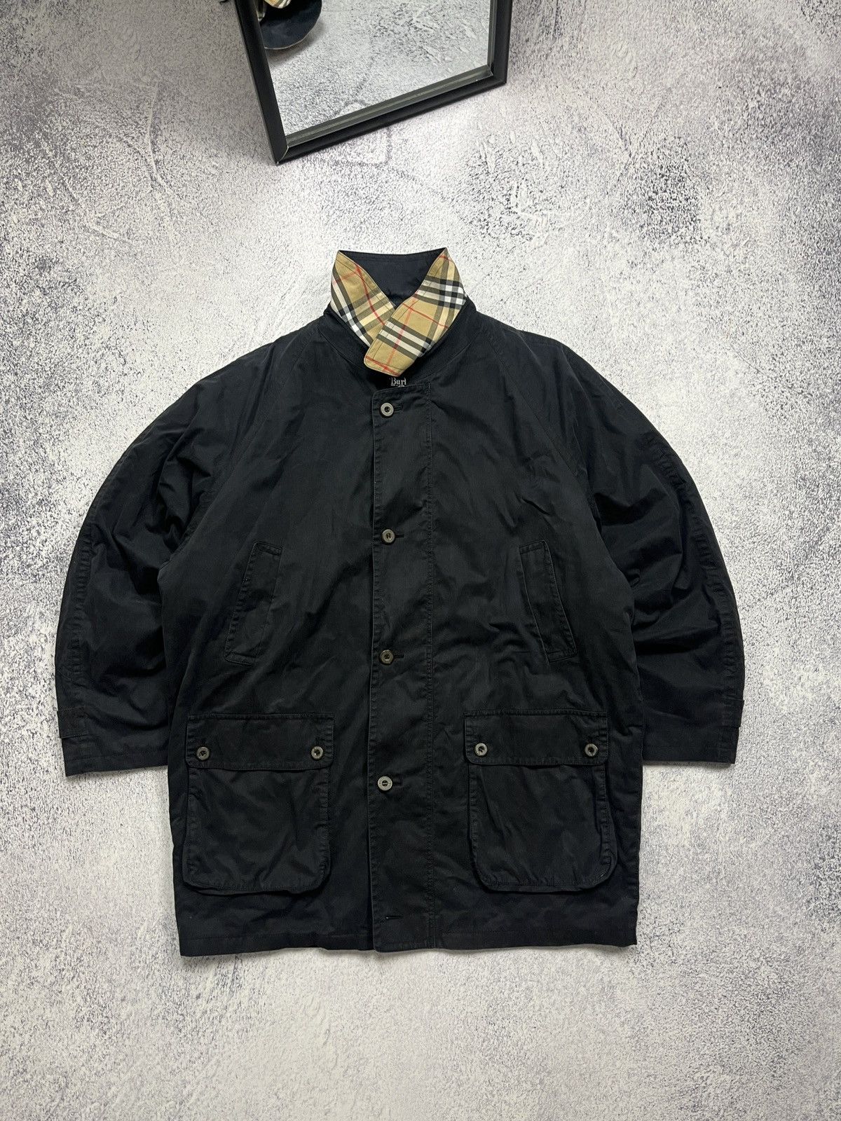 Burberry Vintage Burberry’s Nova Check Trench Coat With Wool Inner Size US L / EU 52-54 / 3 - 13 Thumbnail