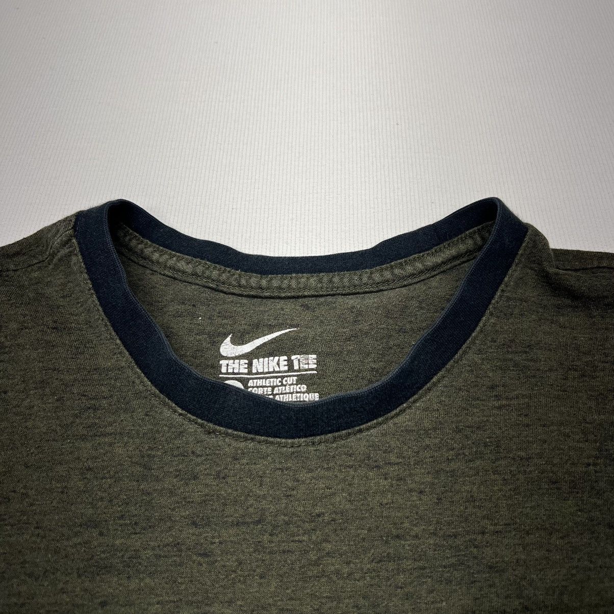 Nike Nike Tee Shirt Heather Green Pocket Logo Box Sportswear Y2K Size US L / EU 52-54 / 3 - 5 Thumbnail