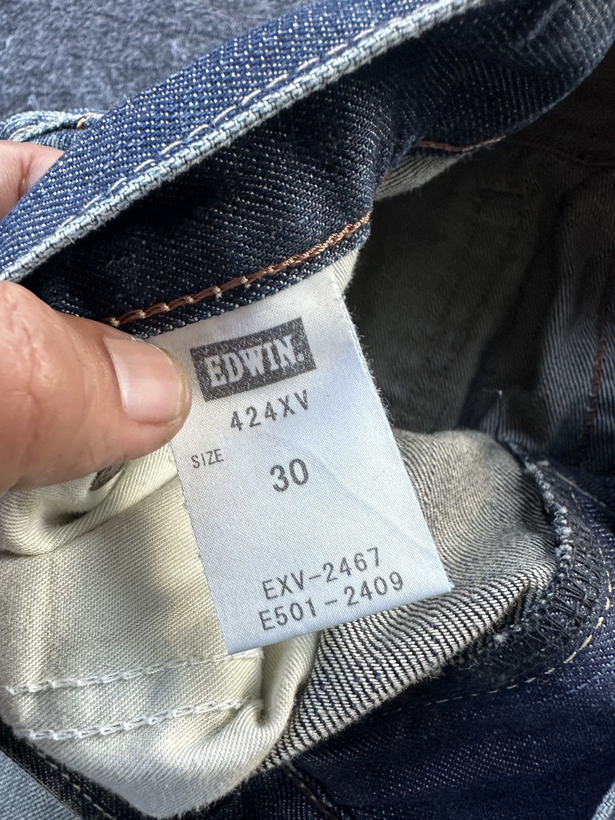 Edwin Vintage Edwin Exclusive Distressed Japan Denim 30x33 D344 Size US 30 / EU 46 - 17 Thumbnail
