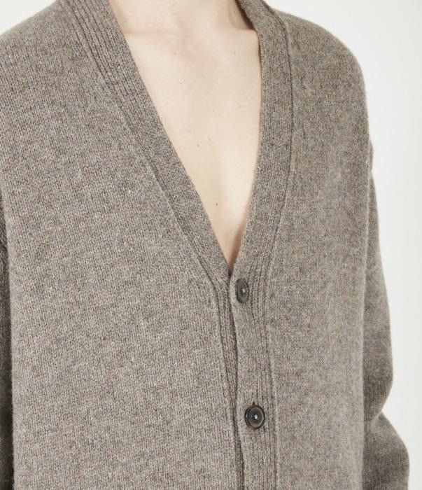 Maison Margiela o1bcso1str0526 Wool Cardigan in Grey Size US M / EU 48-50 / 2 - 6 Thumbnail