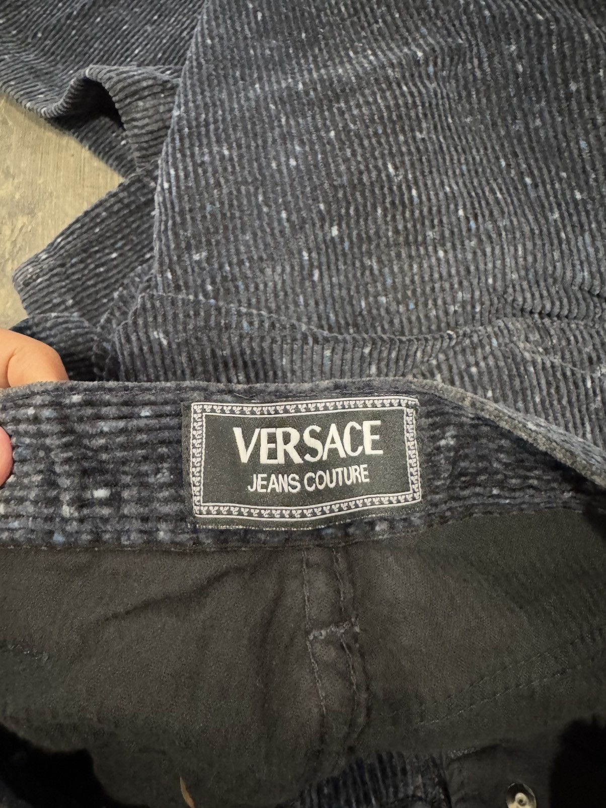 Versace Jeans Couture VINTAGE VERSACE JEANS COUTURE CORDUROY PANTS Size US 30 / EU 46 - 9 Thumbnail