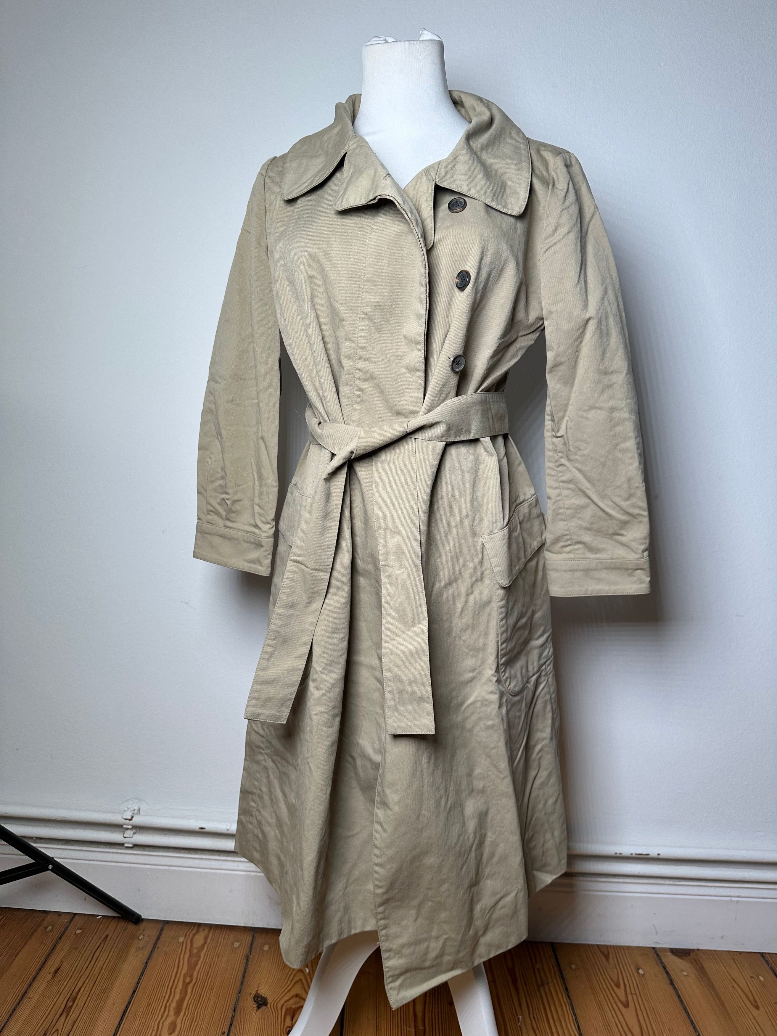Marni Vintage Trenchcoat Beige L Size L / US 10 / IT 46 - 1 Thumbnail