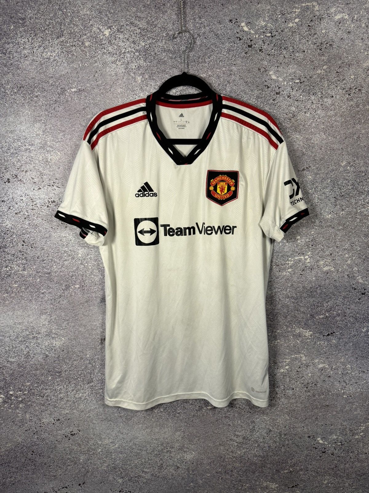 Adidas × Vintage Vintage Manchester United 2022/23 Away Adidas Soccer Jersey Size US L / EU 52-54 / 3 - 1 Thumbnail